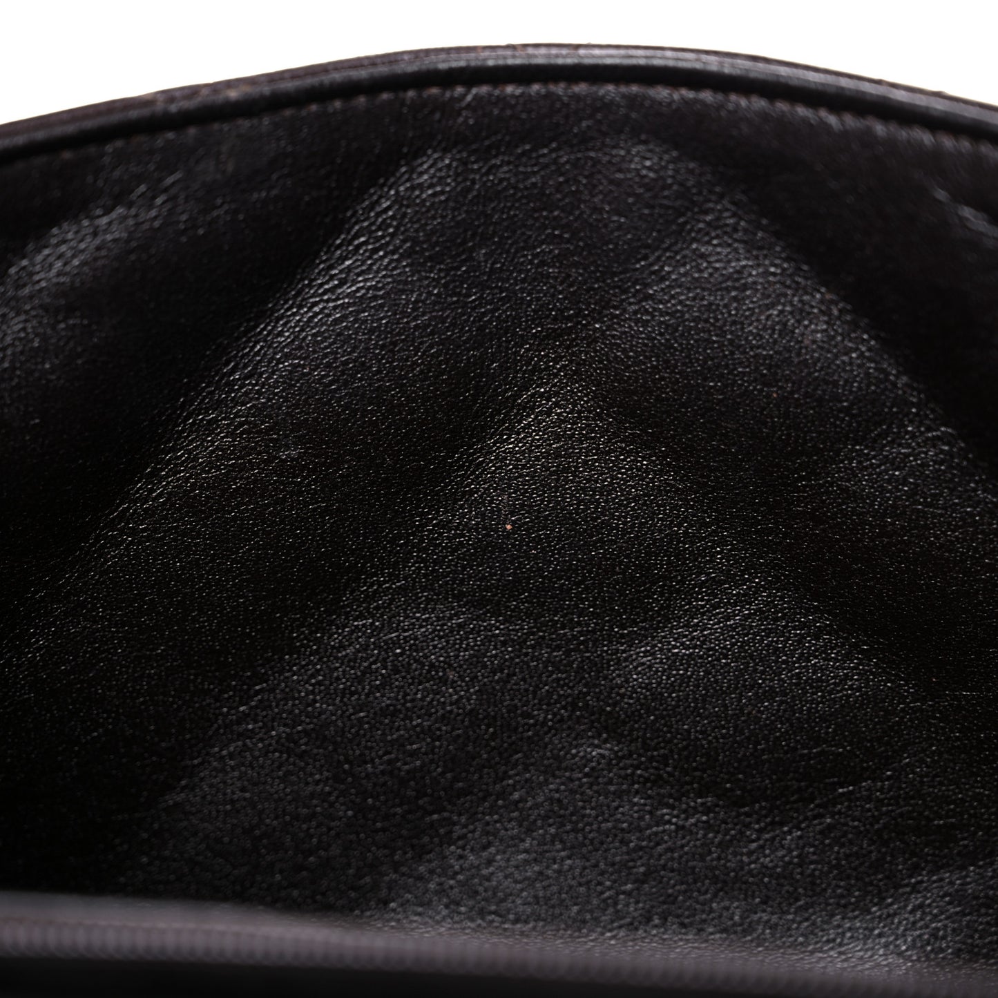 Washed Lambskin Quilted Jumbo Hybrid Reissue Flap Dark Brown