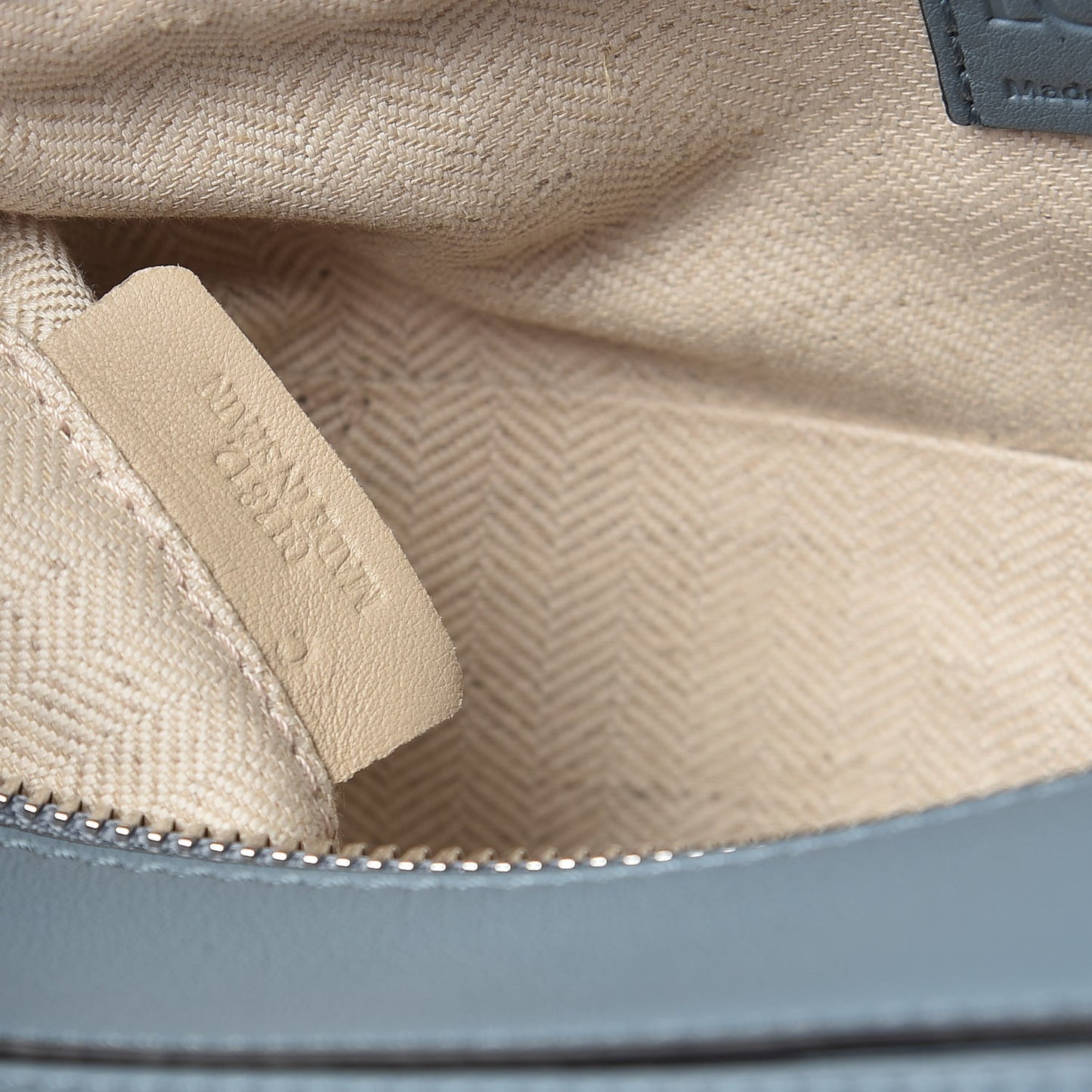 Calfskin Small Puzzle Bag Stone Blue