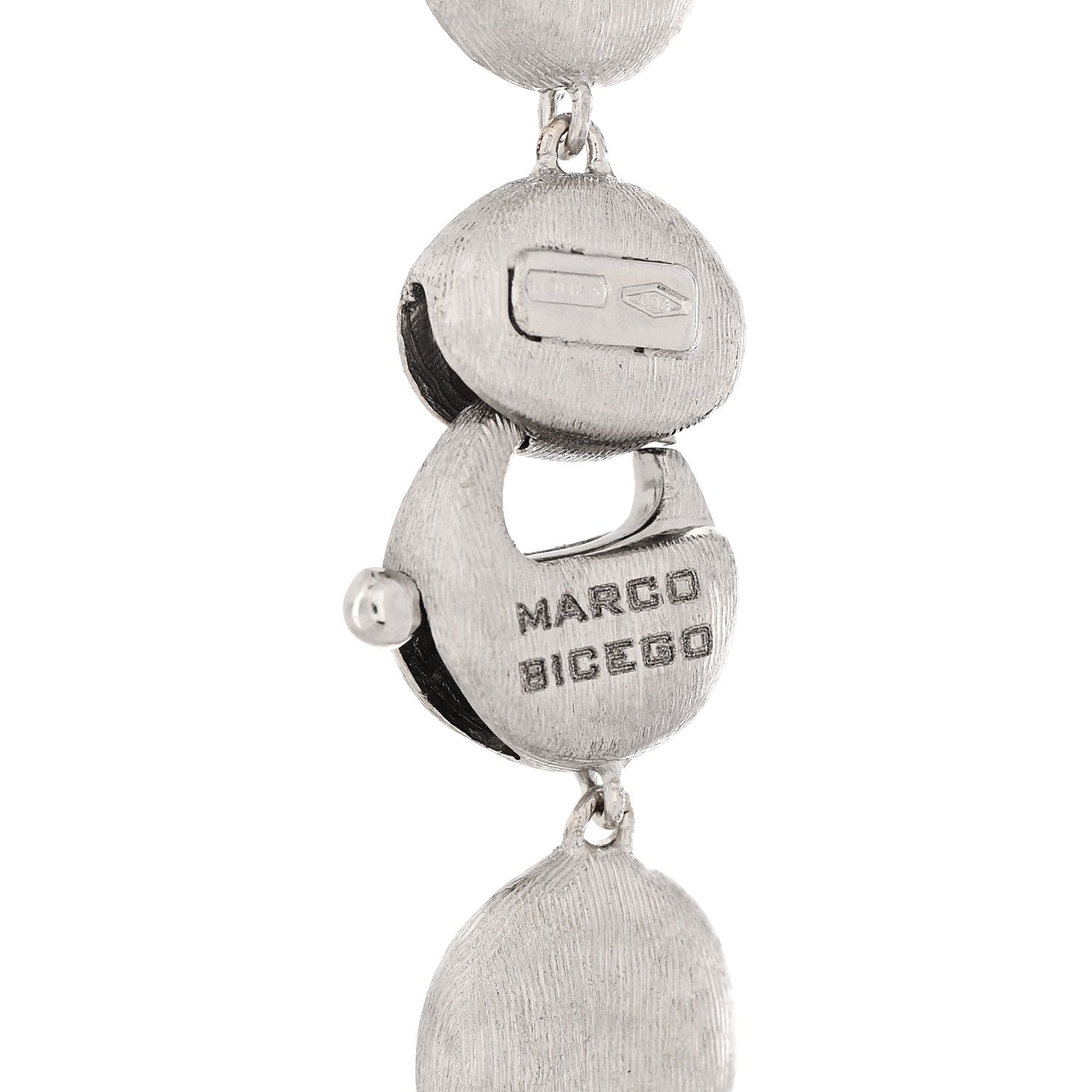 Marco Bicego 18K White Gold Diamond Jaiuper Bracelet 3 of 3