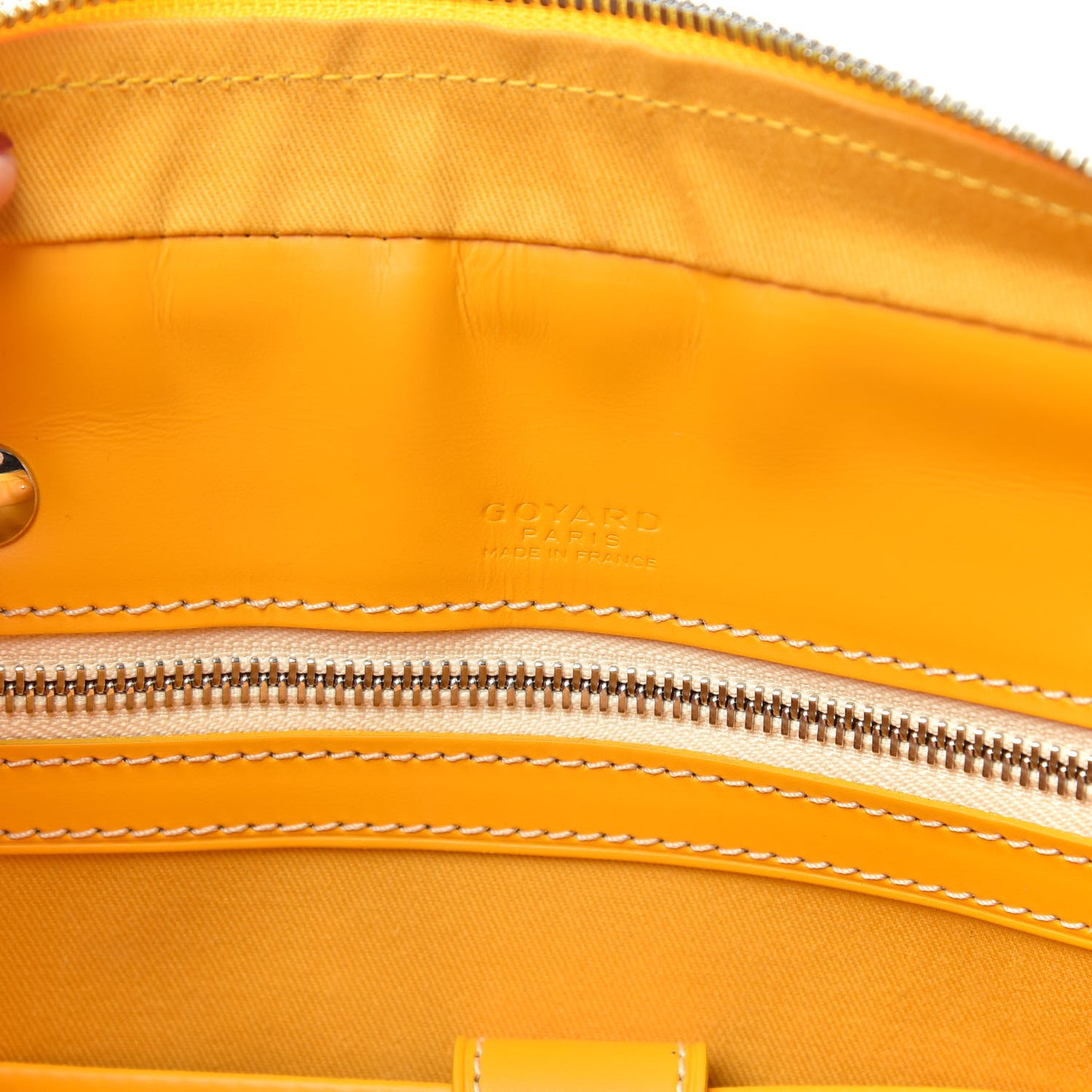 Goyardine PM Ambassade Briefcase Yellow