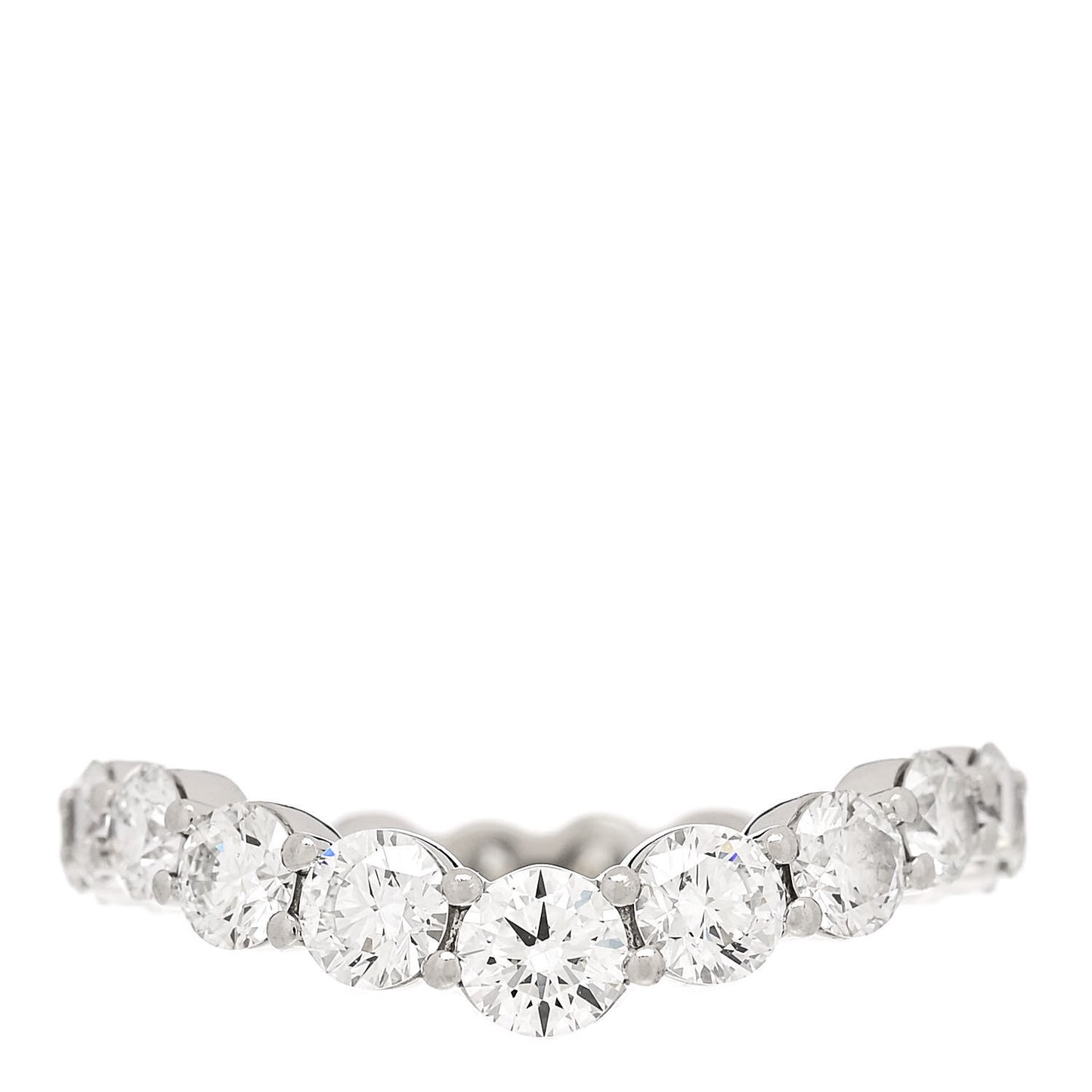 Platinum Diamond Truly Wedding Band Ring 46 3.75
