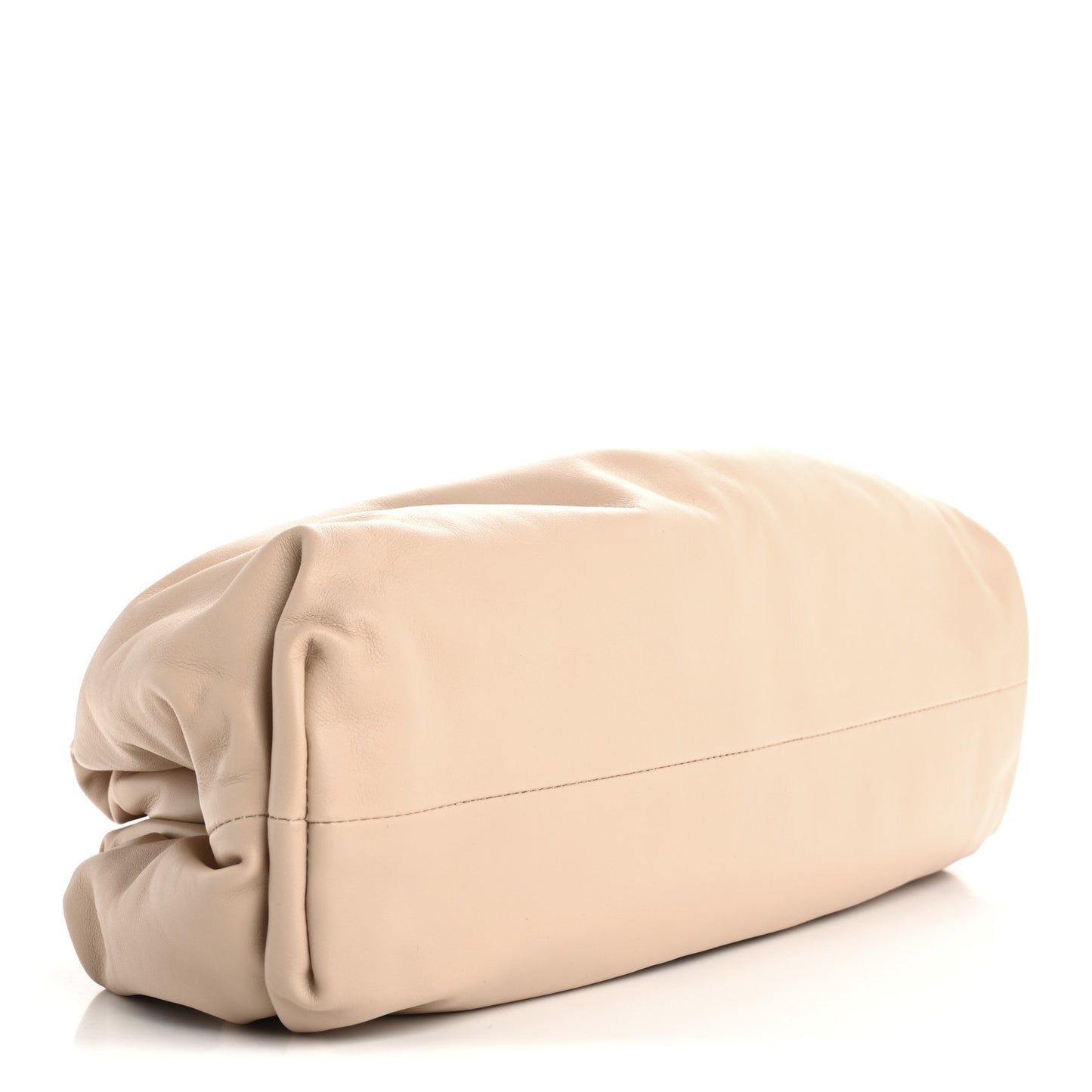 Smooth Butter Calf The Pouch Oversized Clutch Plaster