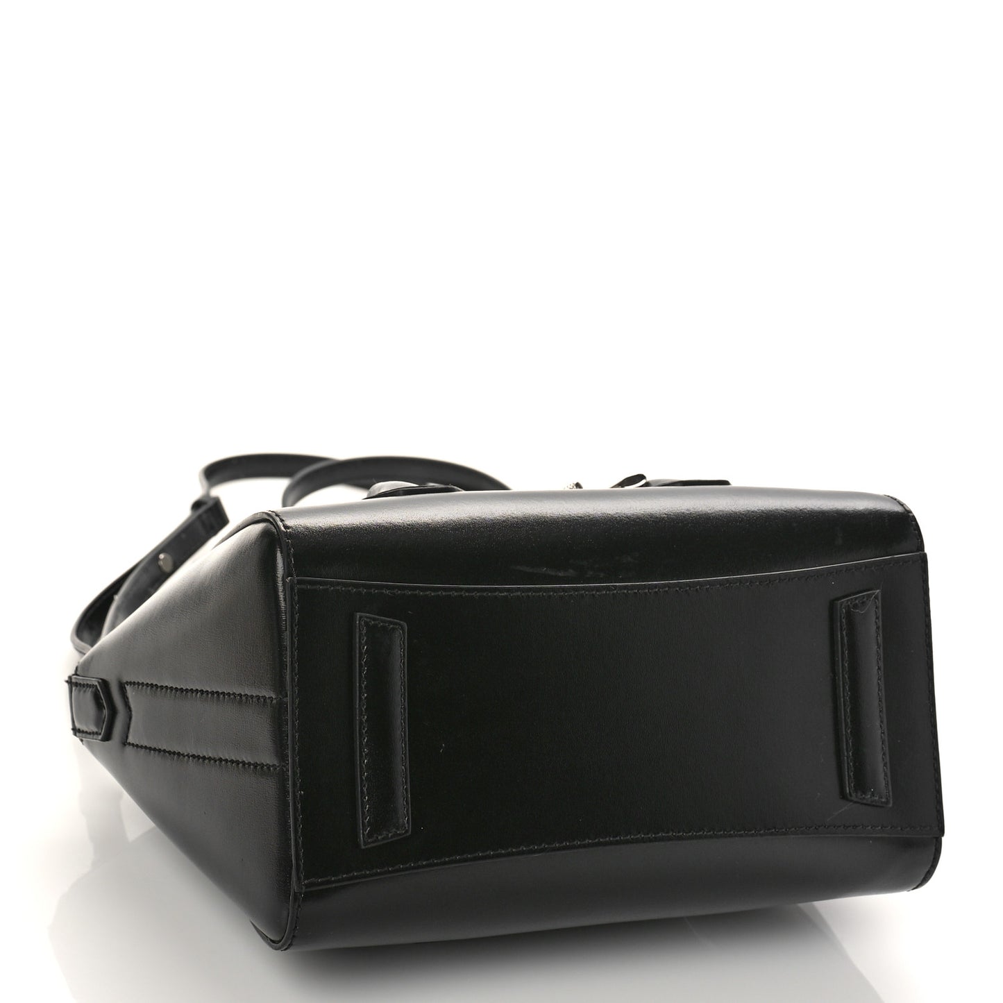 Box Calfskin Mini Lock Antigona Shoulder Bag Black