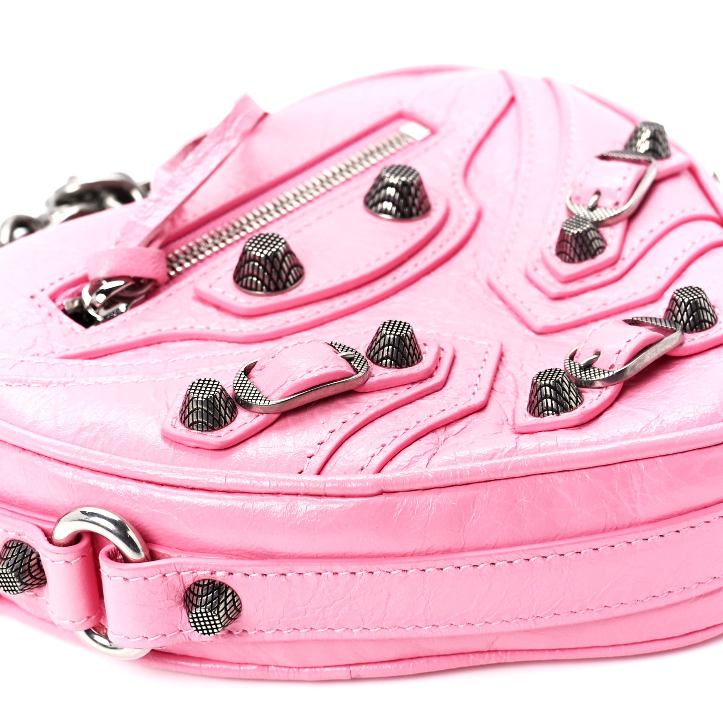 Agneau Arena Mini Le Cagole Heart Bag Sweet Pink