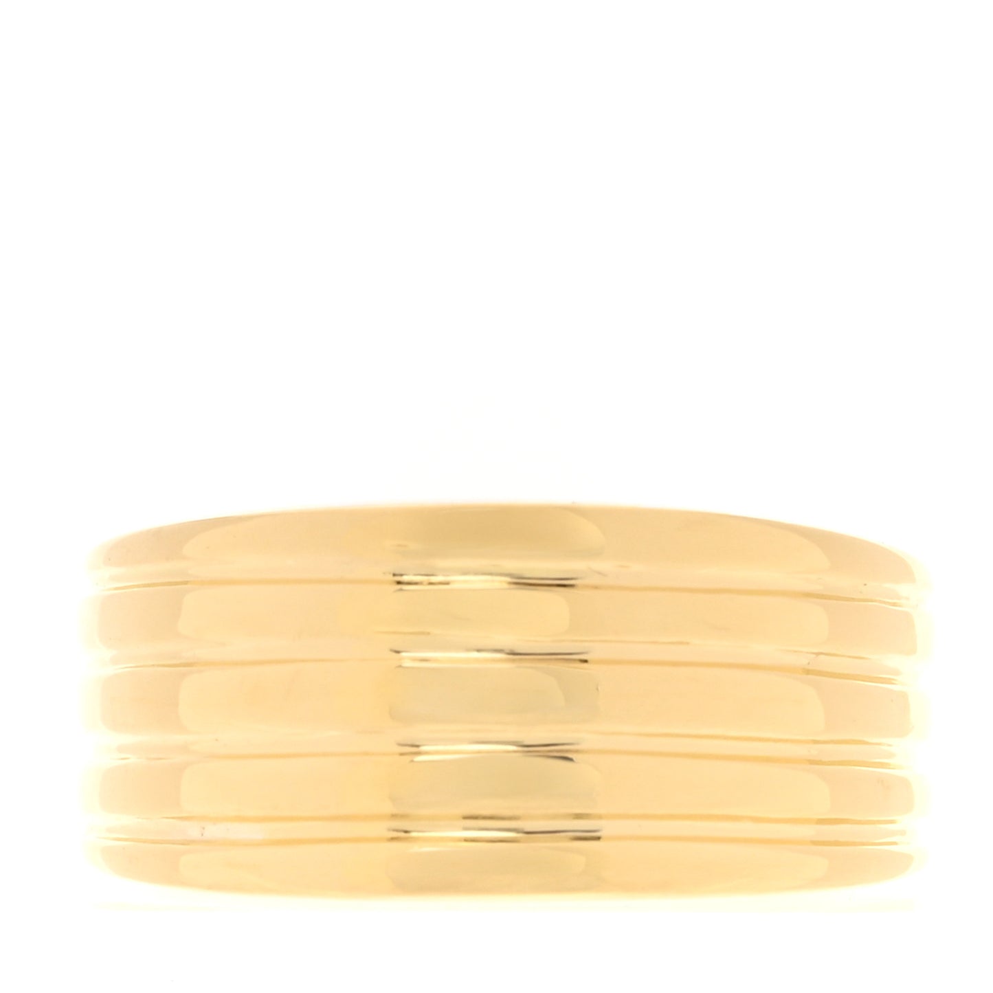 18K Yellow Gold Tapered 5 Band Ring 50 5.5