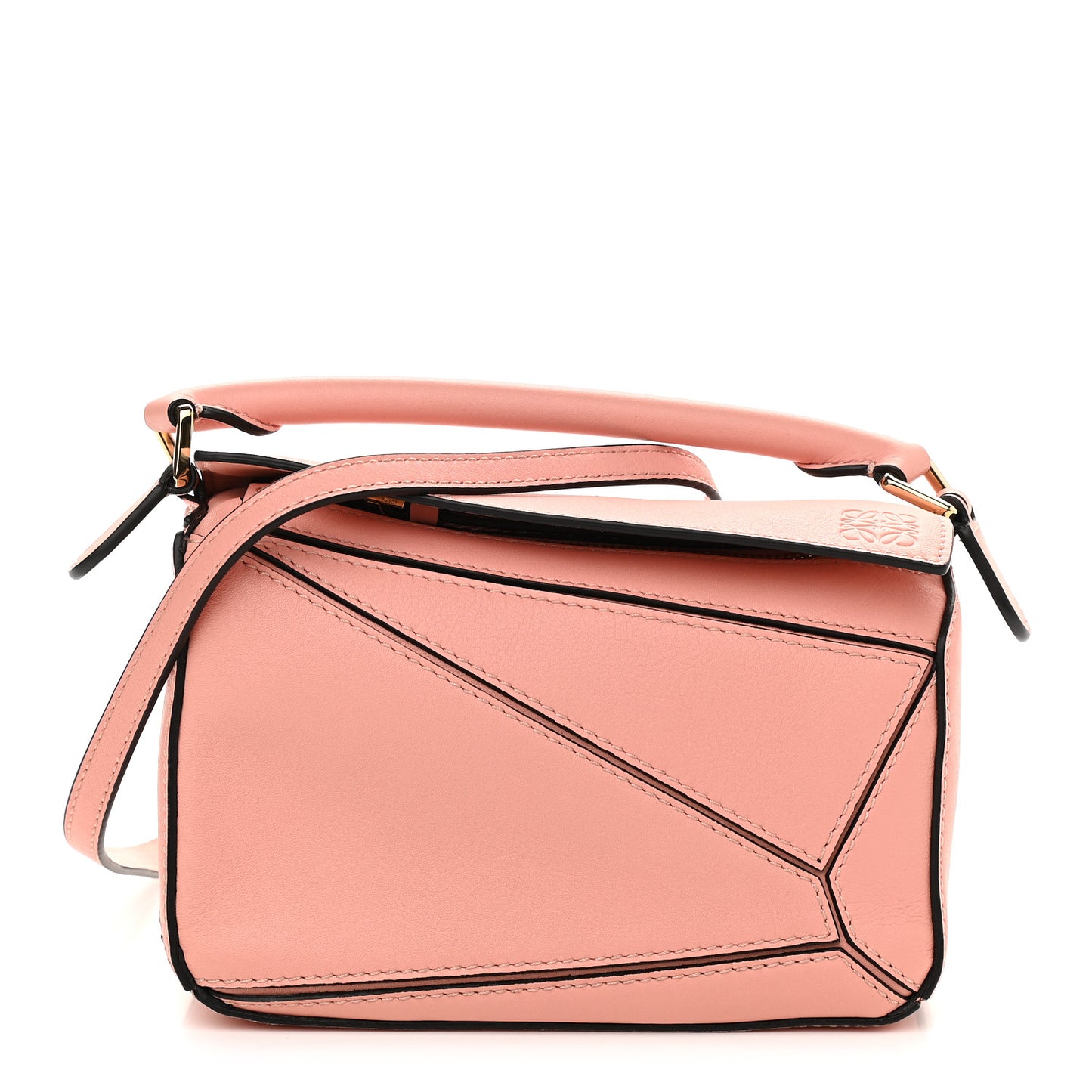 Calfskin Mini Puzzle Bag Pink