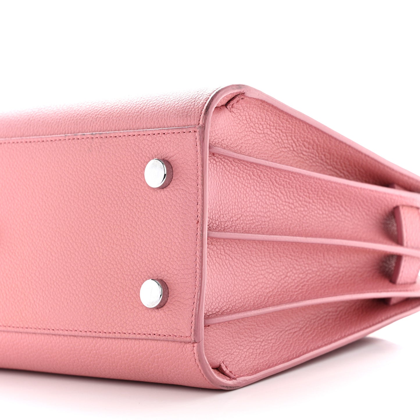 Grained Calfskin Baby Sac De Jour Dark Rose