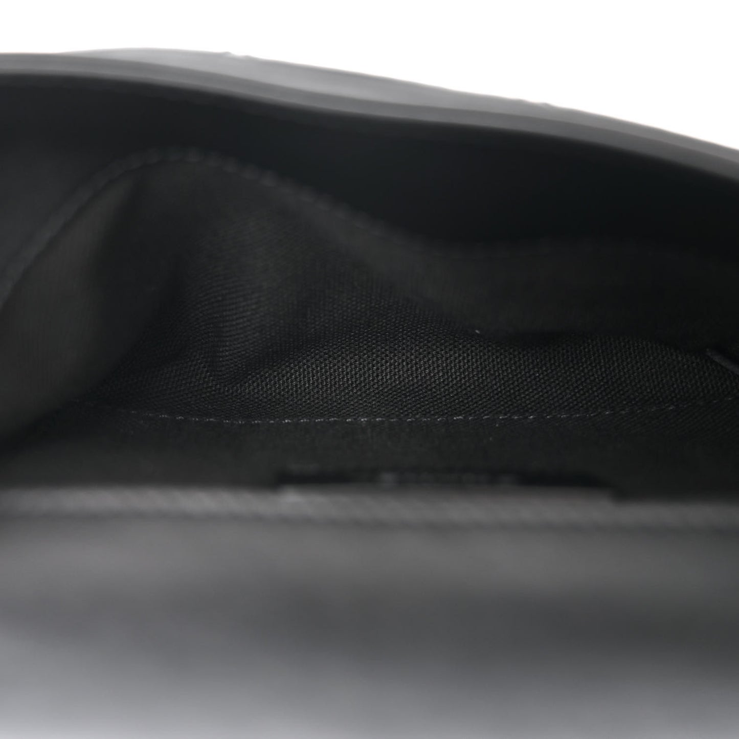 Calfskin Quilted CC Uniform Flap Belt Bag Black