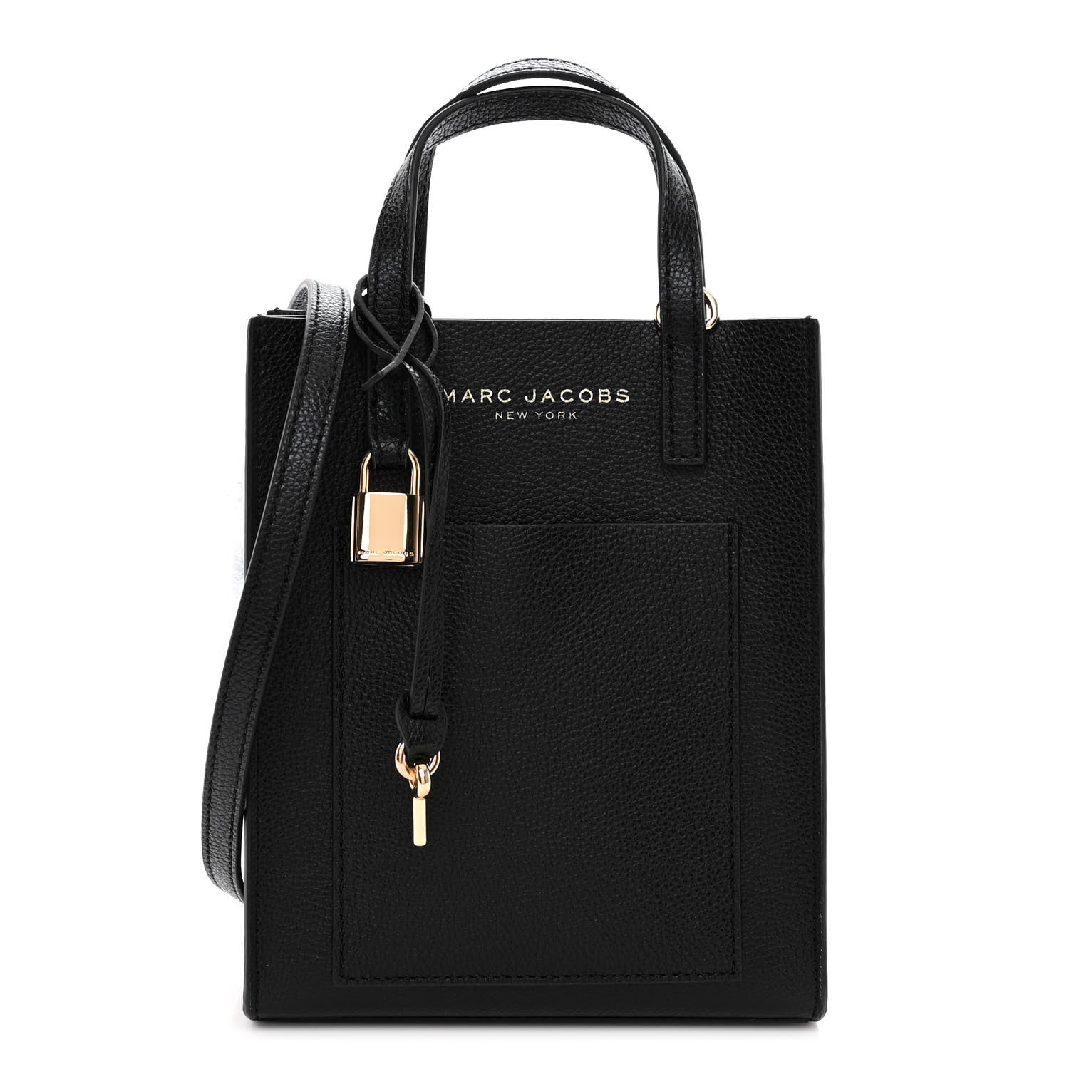 MARC JACOBS トートバッグ GRIND Tote Bag 黒 Marc Jacobs Calfskin Micro Grind Tote Bag Black 1286193 – FASHIONPHILE