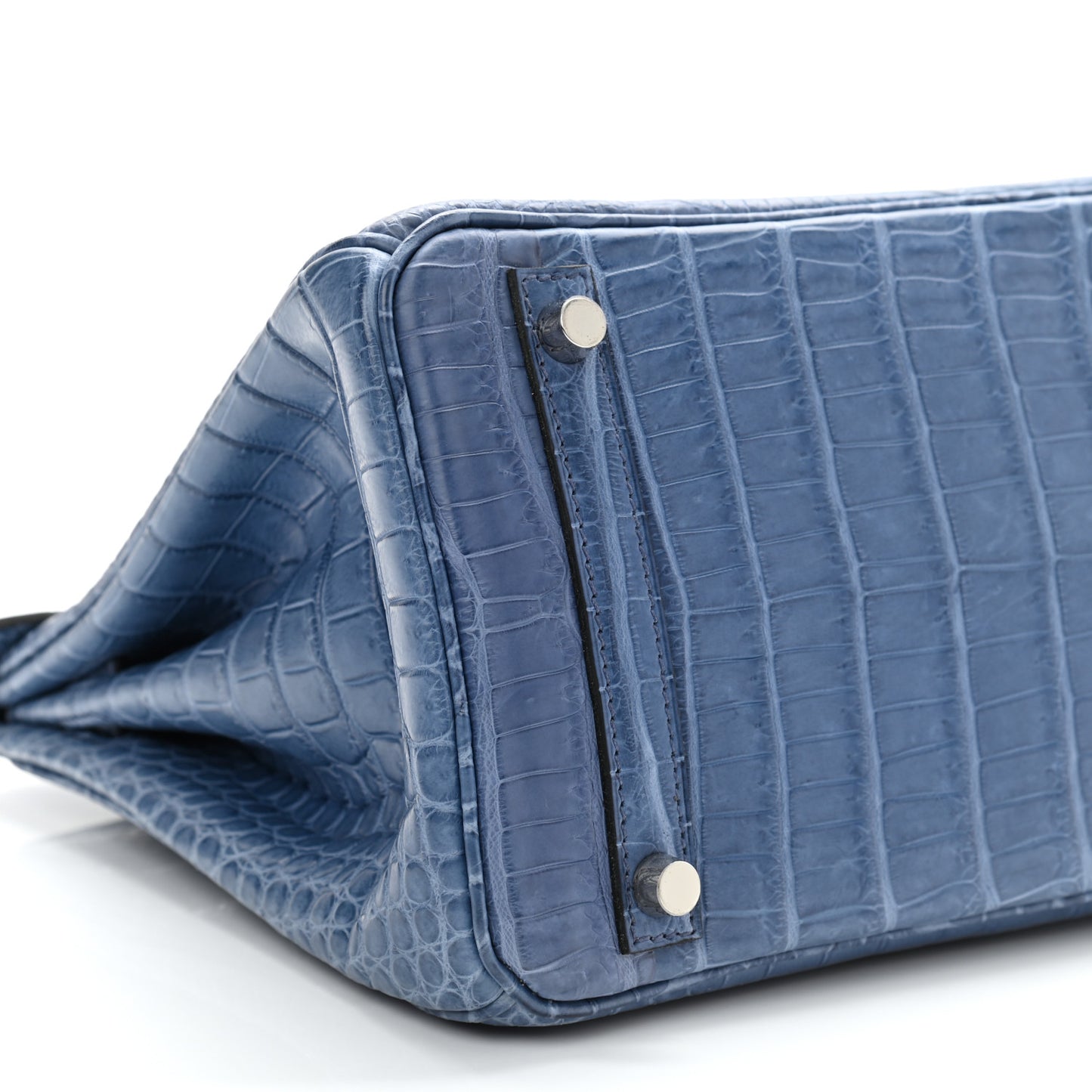 Matte Porosus Crocodile Birkin 30 Bleu Ciel