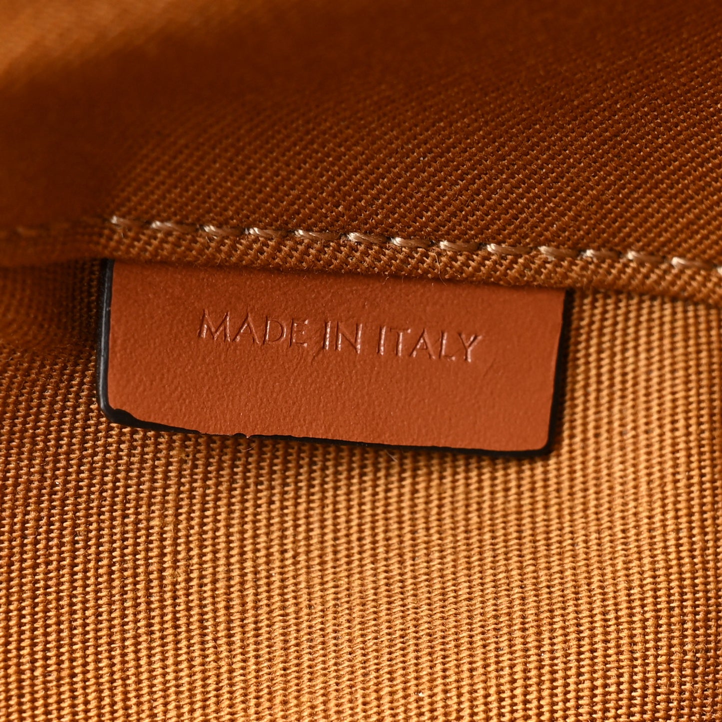 Triomphe Canvas Triangle Crossbody Bag Tan