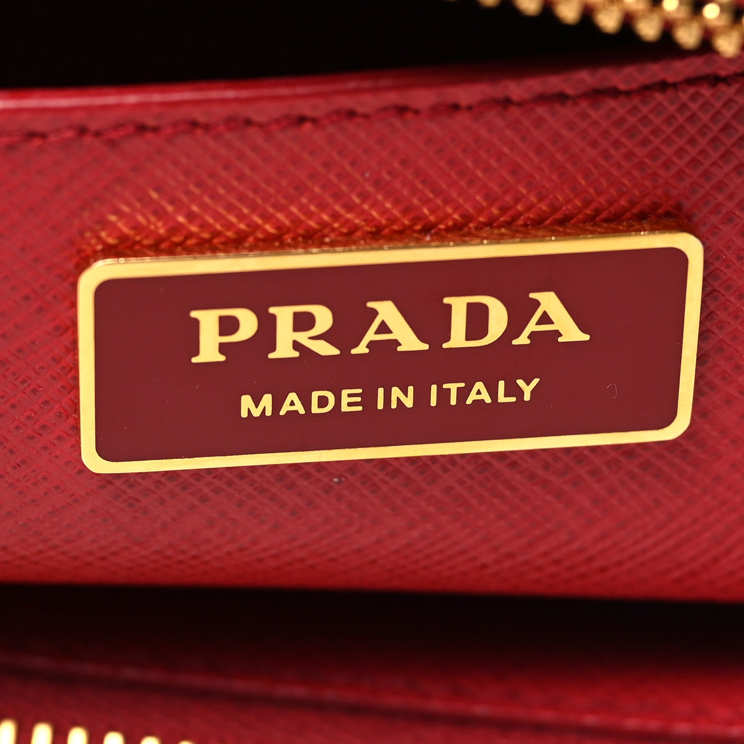 Prada Saffiano Lux Large Galleria Double Zip Tote Fuoco 8 of 14