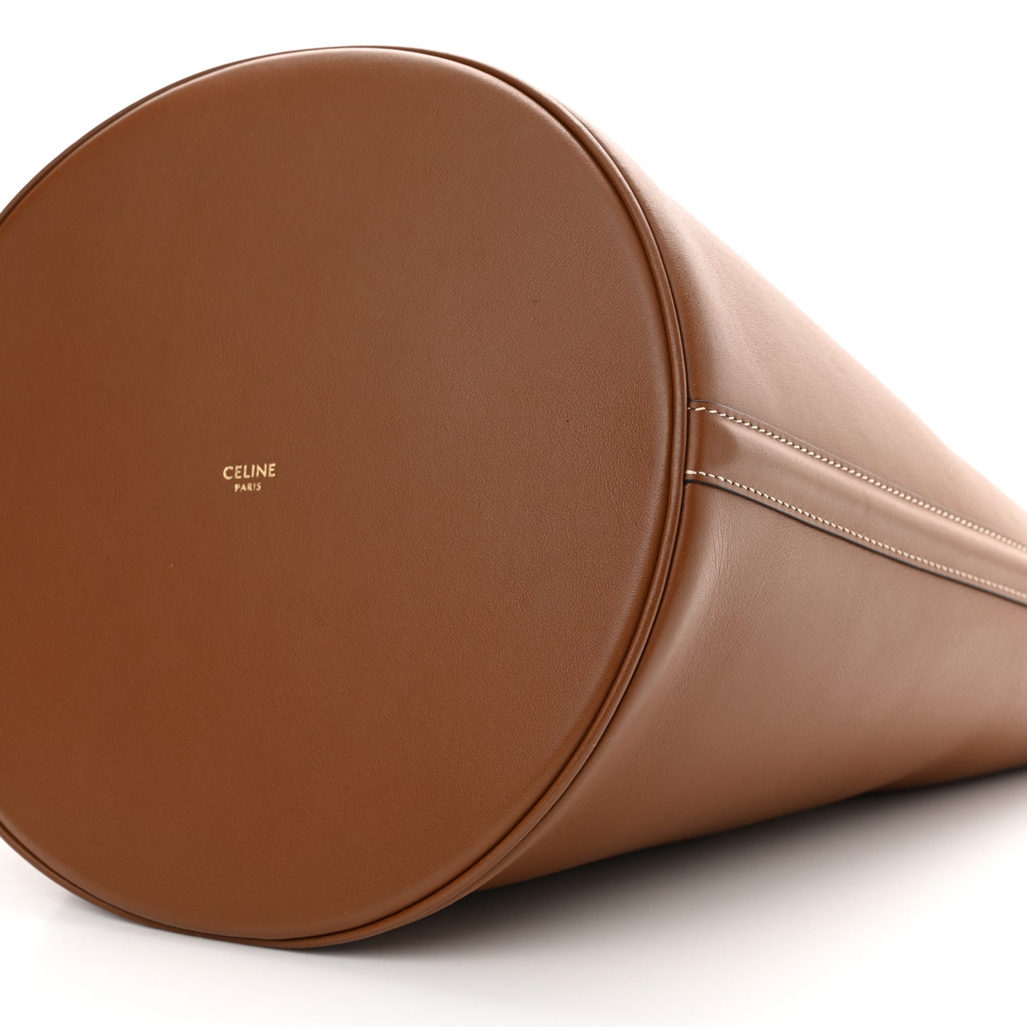 Smooth Calfskin Bucket 16 Bag Tan