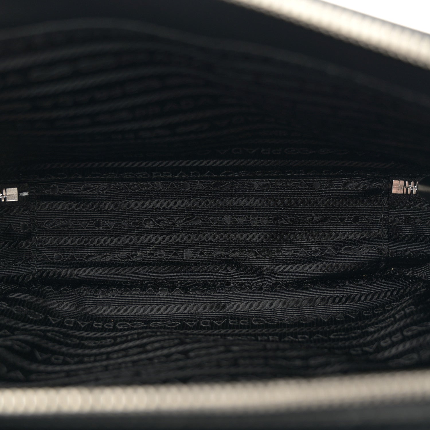 Prada Spazzolato Medium Brique Crossbody Bag Black 5 of 10