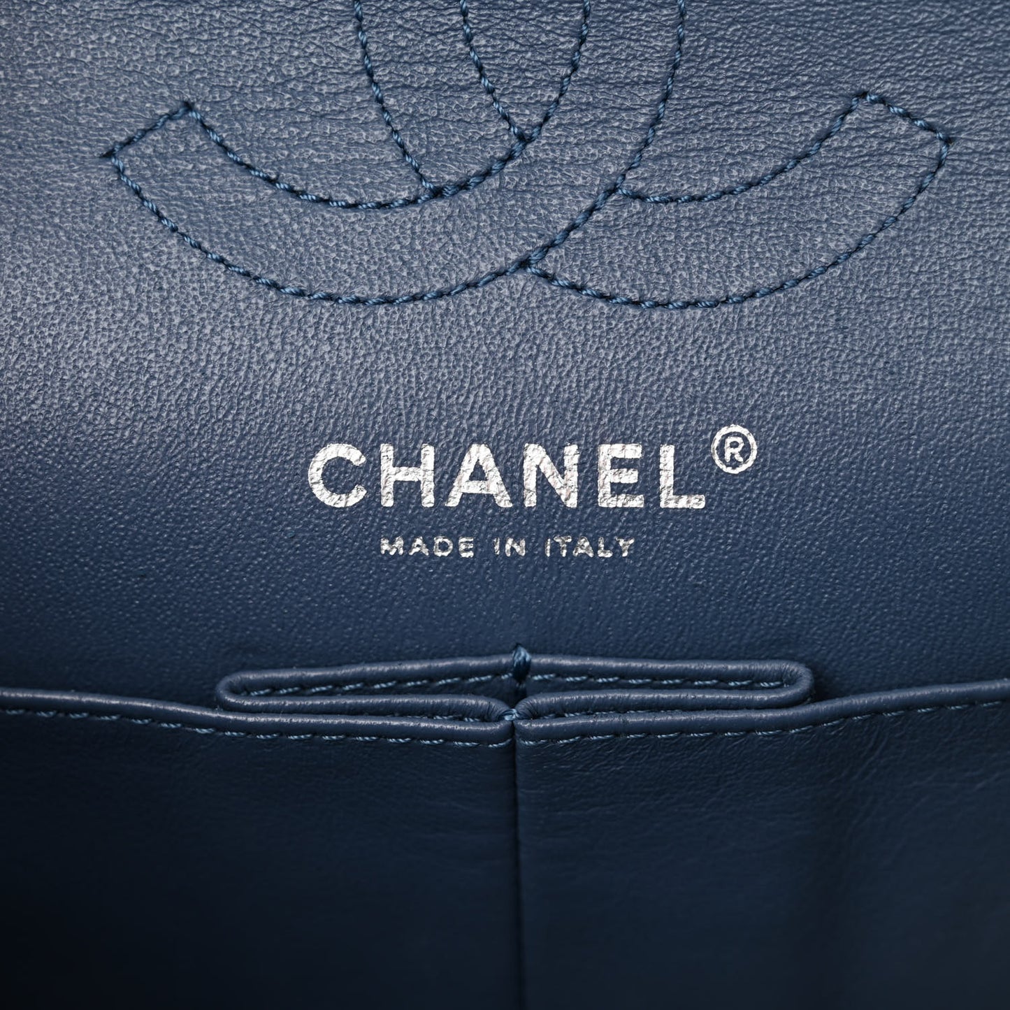 Aged Calfskin Quilted 2.55 Reissue Mini Flap Navy