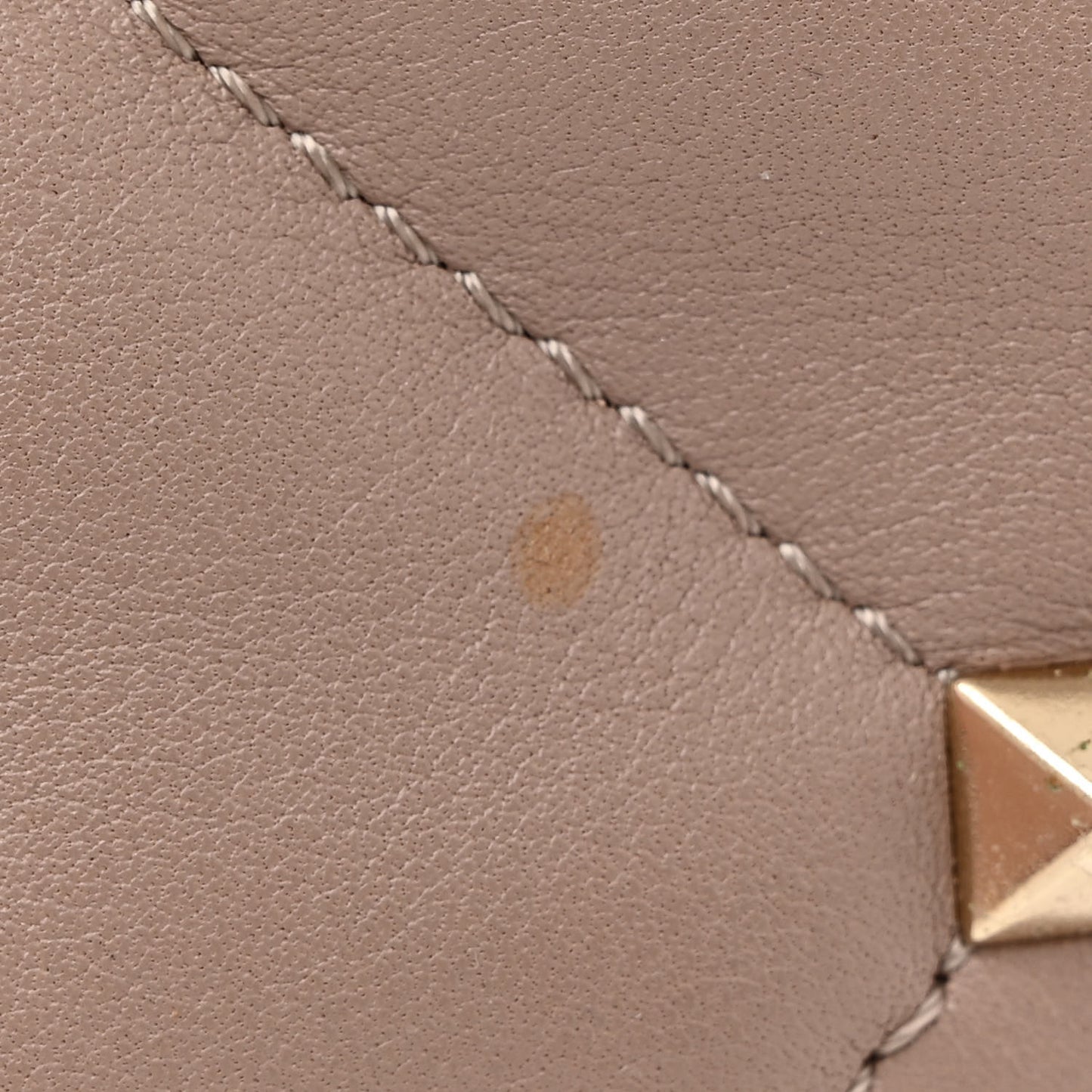 Calfskin Butterfly Embroidered Rockstud Camera Crossbody Bag Poudre