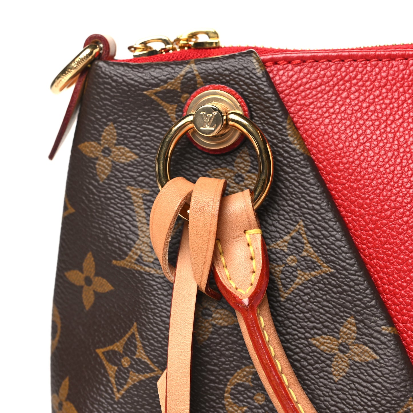 Monogram V Tote BB Cherry