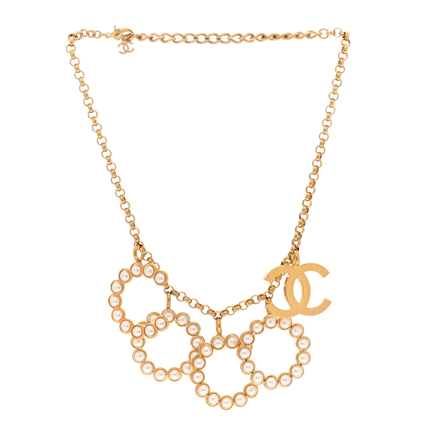 Pearl Coco Necklace Gold