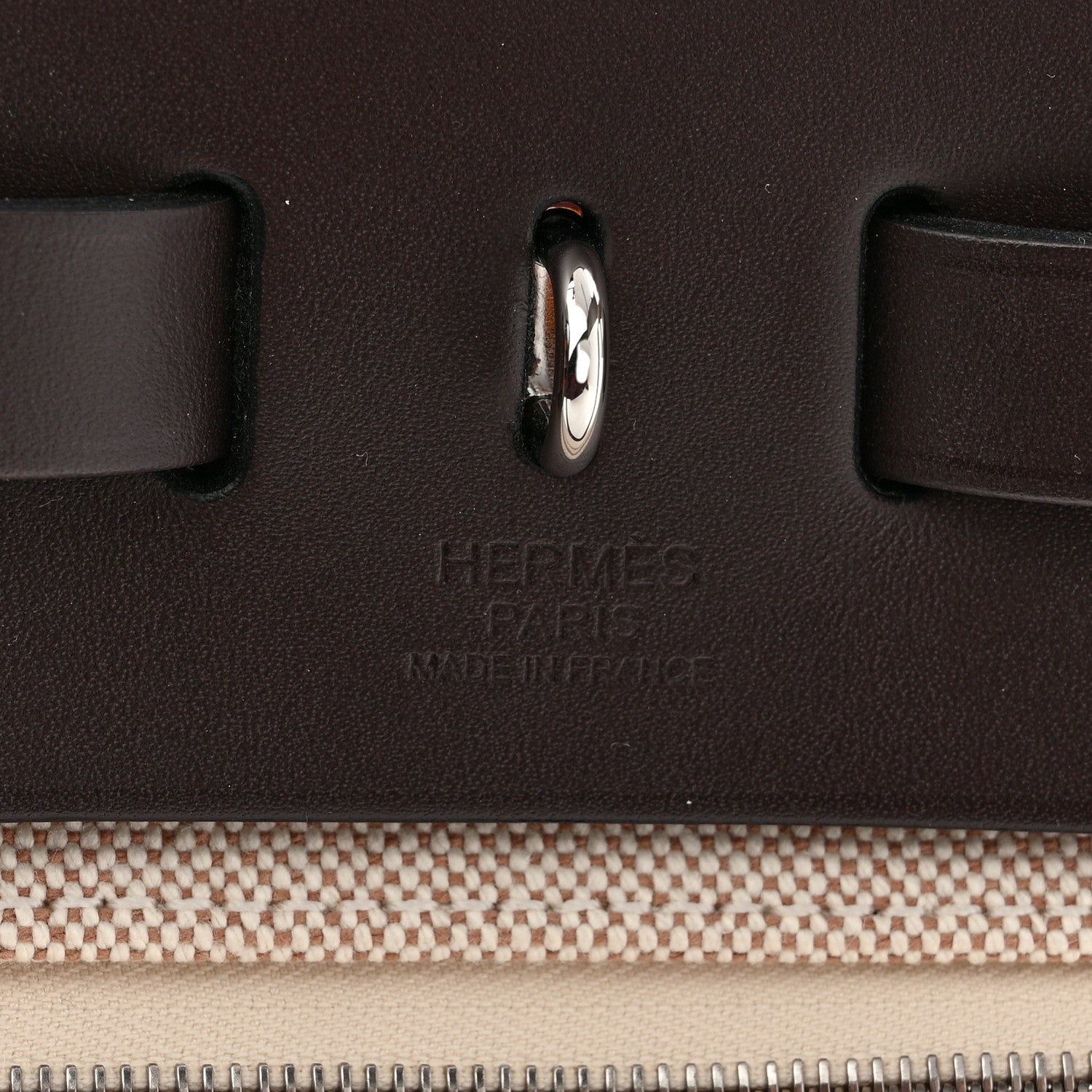 Hermes H Plume Canvas Vache Hunter Circuit 24 Herbag Zip Retourne 31 Ebene Ecru 7 of 12