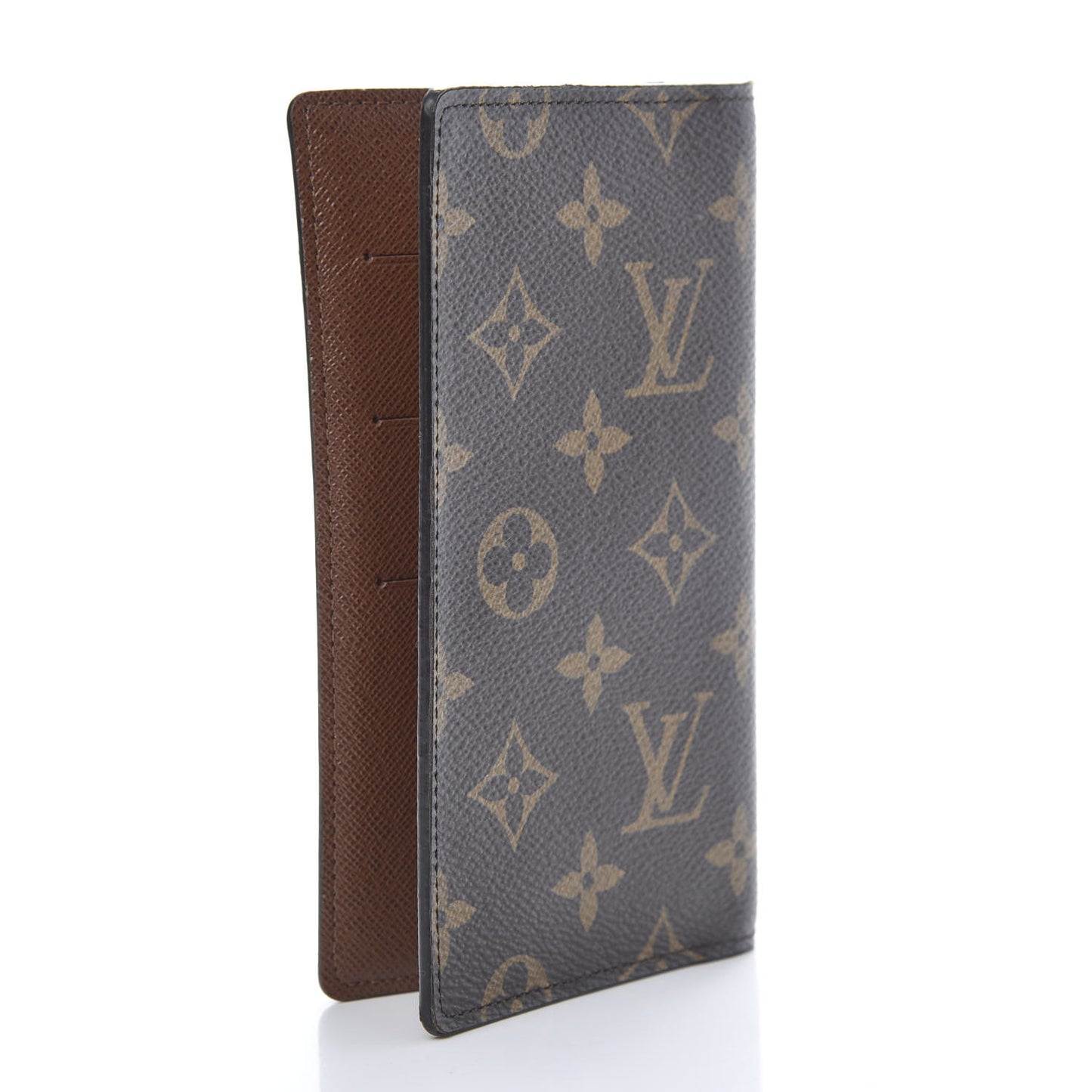 Monogram Checkbook Holder Case Wallet