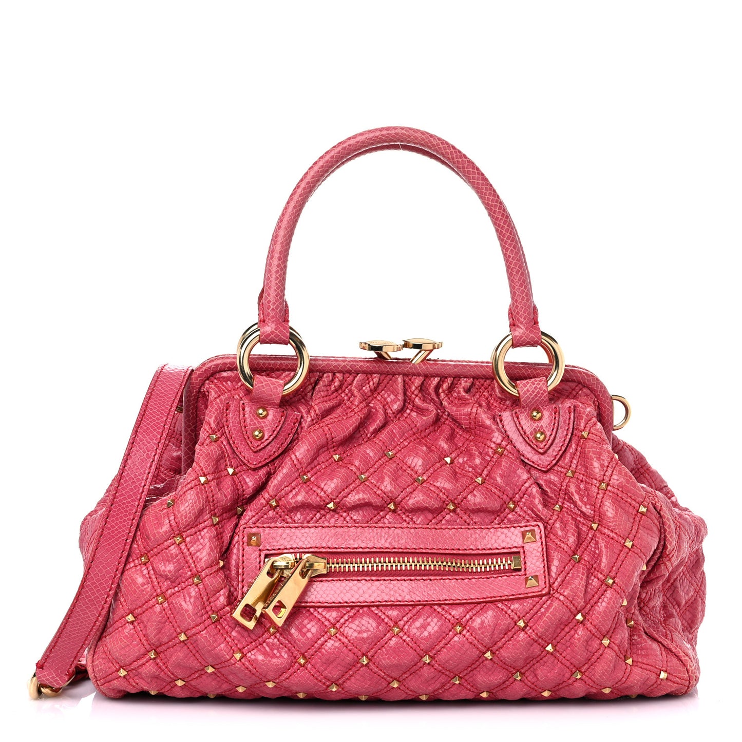 Python Embossed Stardust Stam Pink