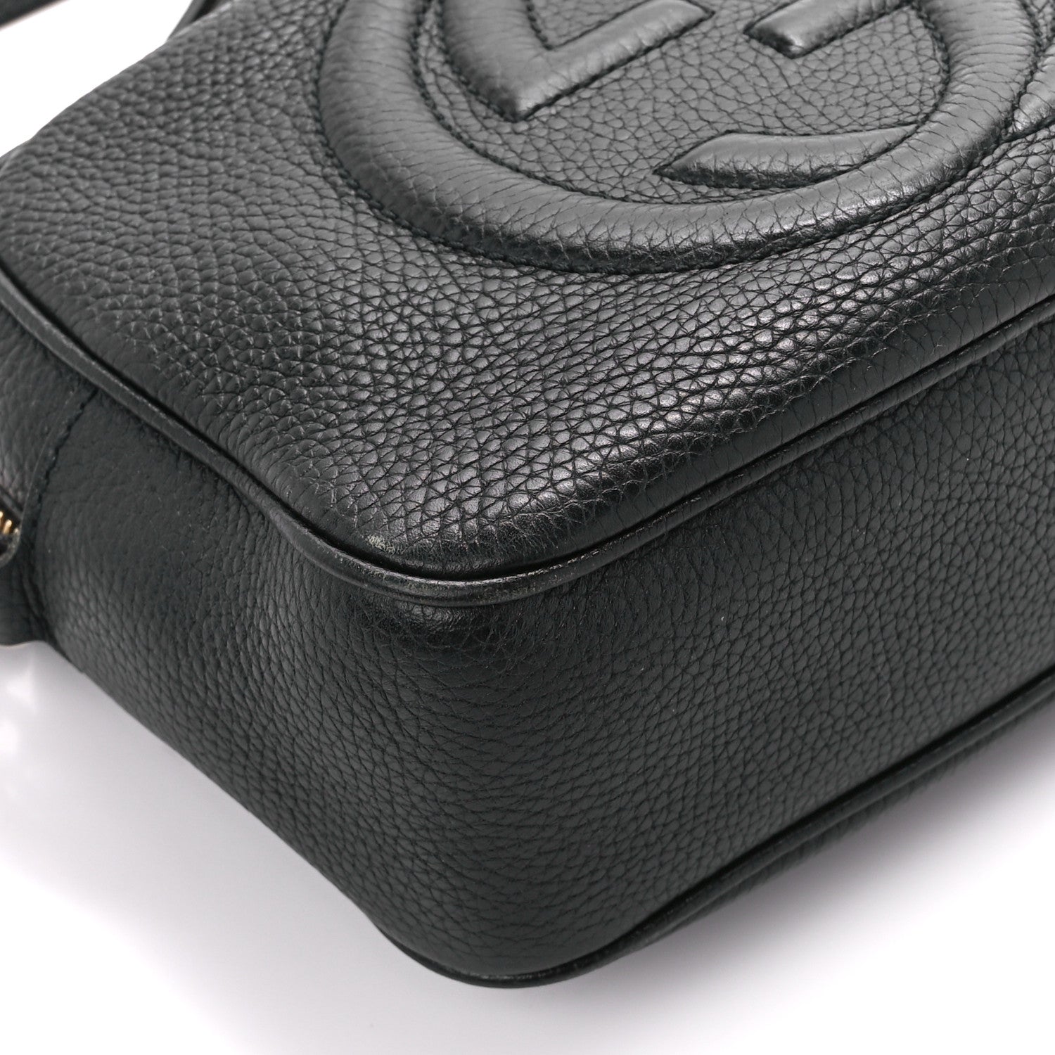 Gucci Pebbled Calfskin Small Soho Disco Bag Black 11 of 13