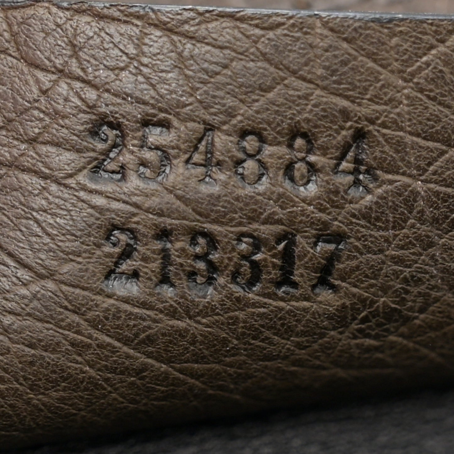 Ostrich Medium New Bamboo Top Handle Bag Dark Brown