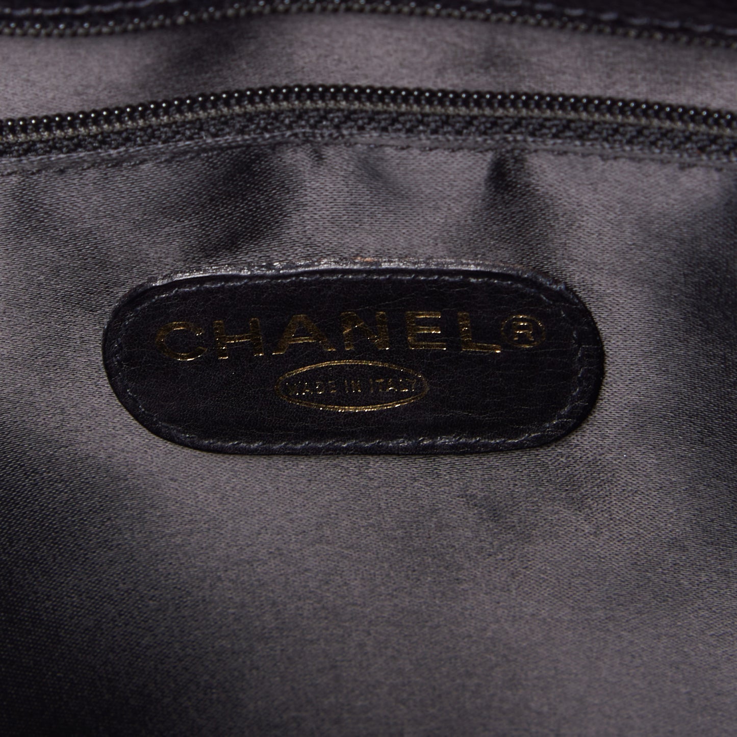 Caviar Large CC Shoulder Bag Black