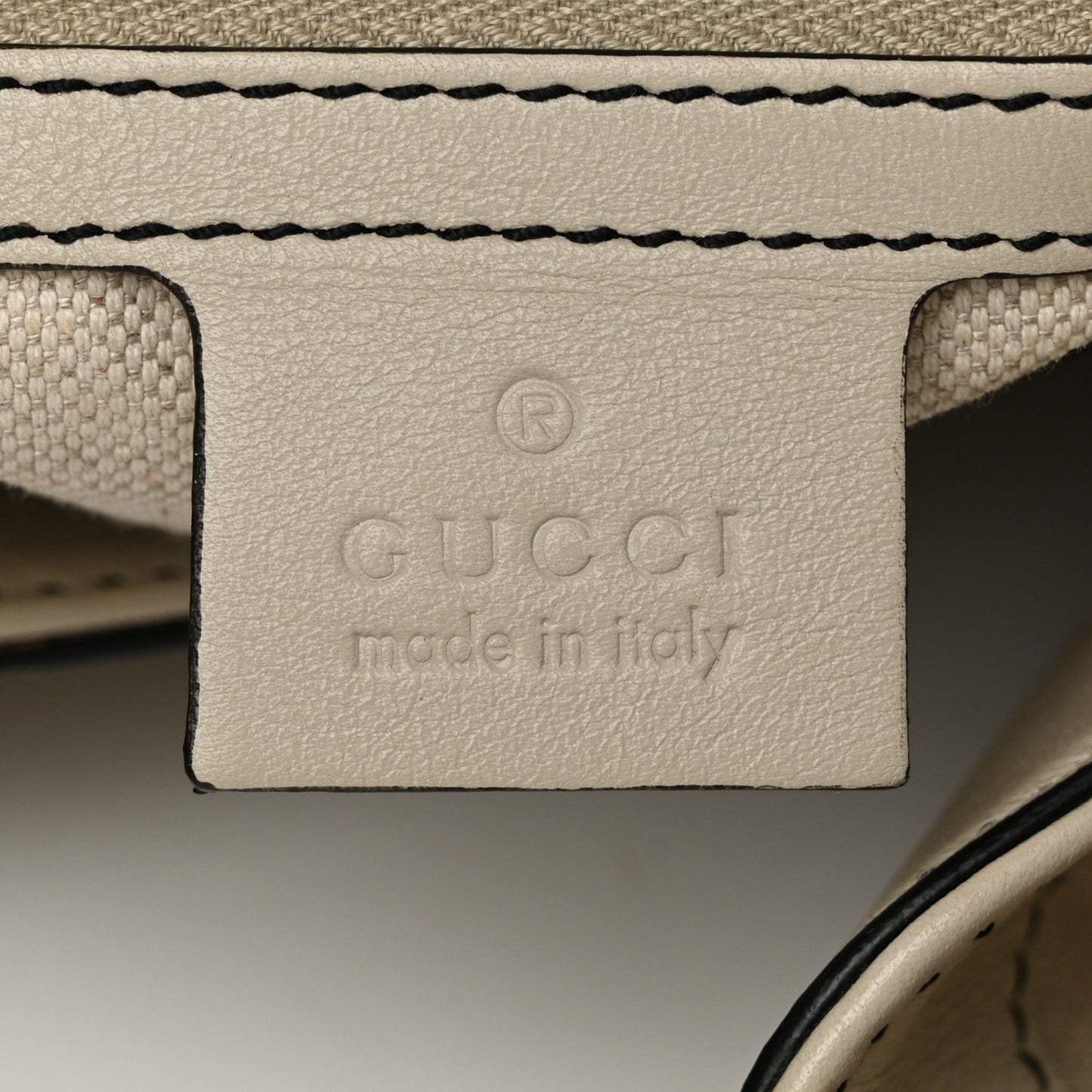 Guccissima Signature Medium Emily Hobo Mystic White