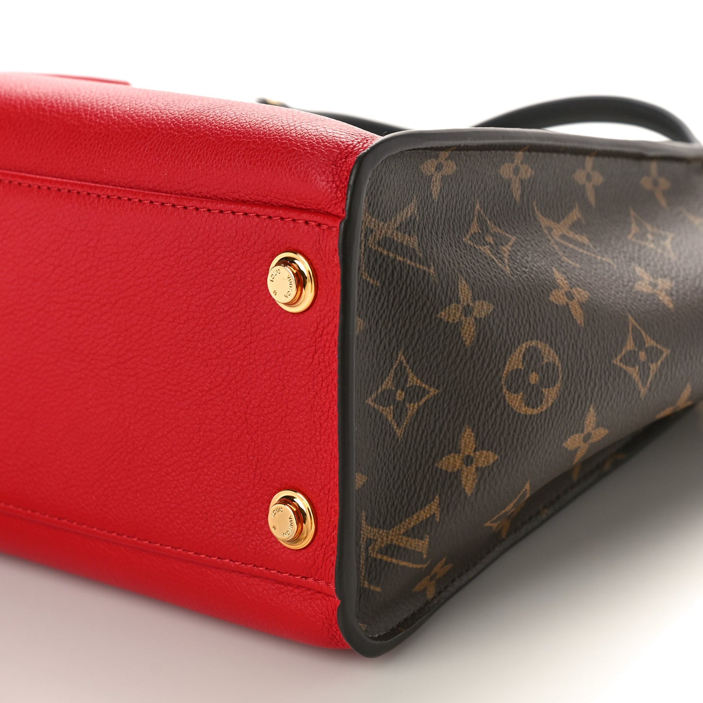 Calfskin Monogram On My Side Pirate Red