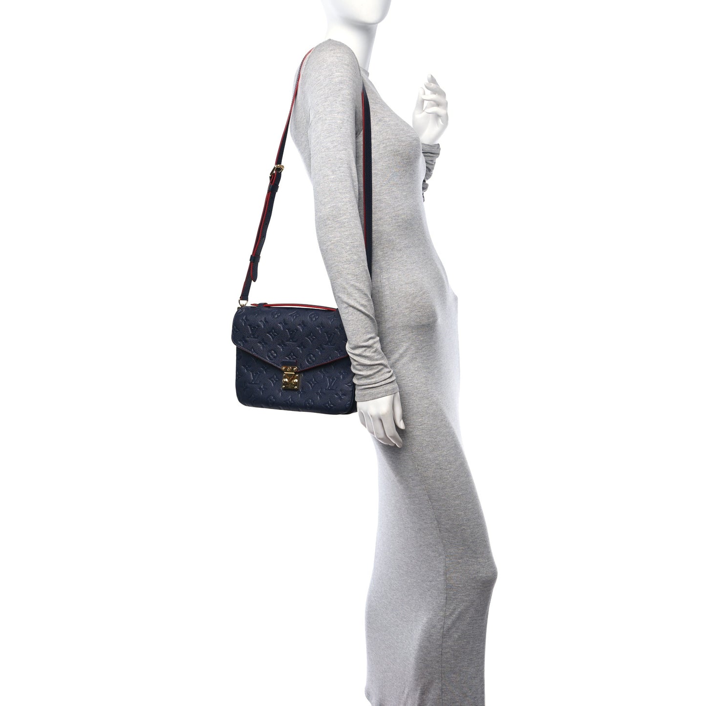 Empreinte Pochette Metis Marine Rouge