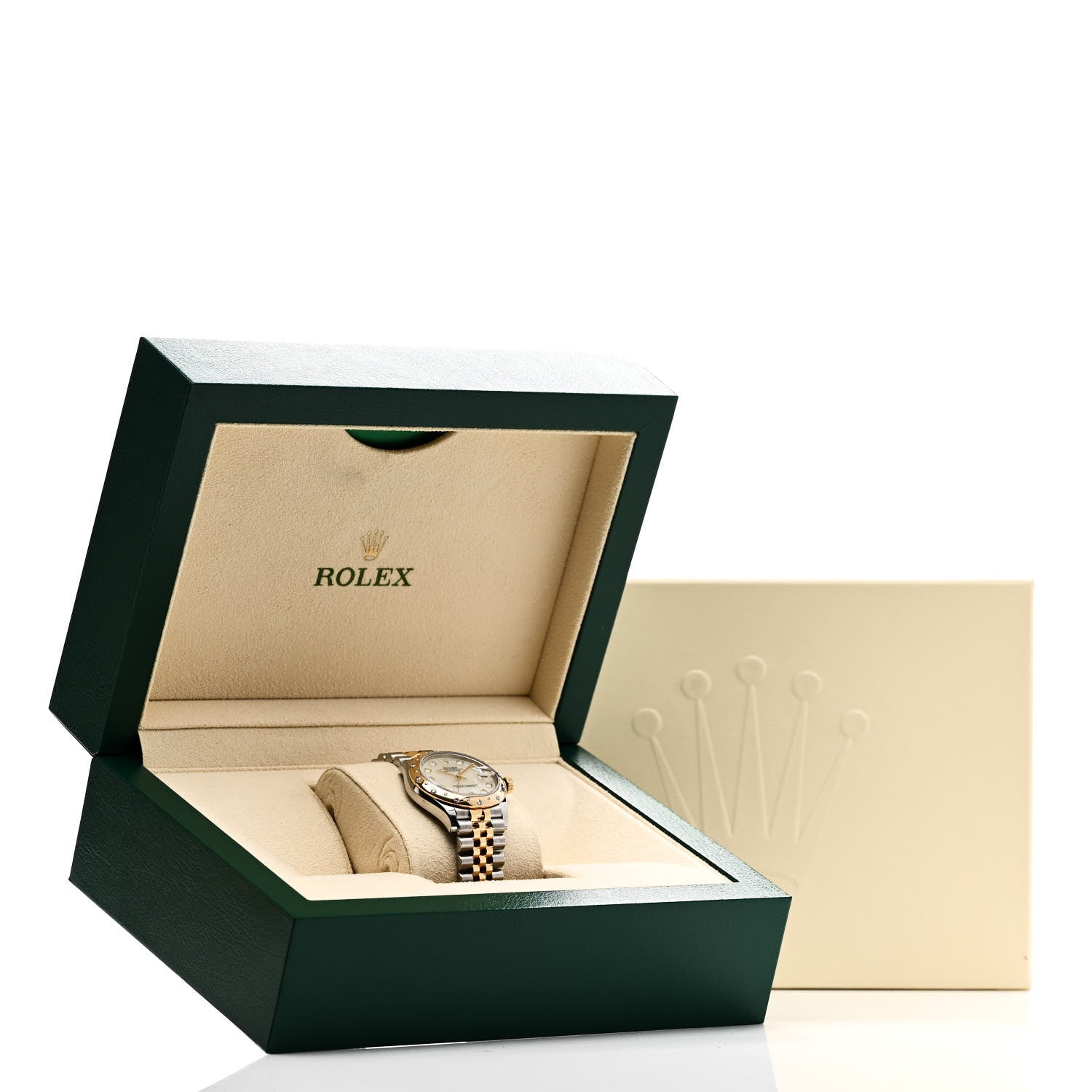 Rolex Stainless Steel 18K Yellow Gold Diamond Mother of Pearl 31mm Oyster Perpetual Datejust Watch 278343RBR 5 of 5