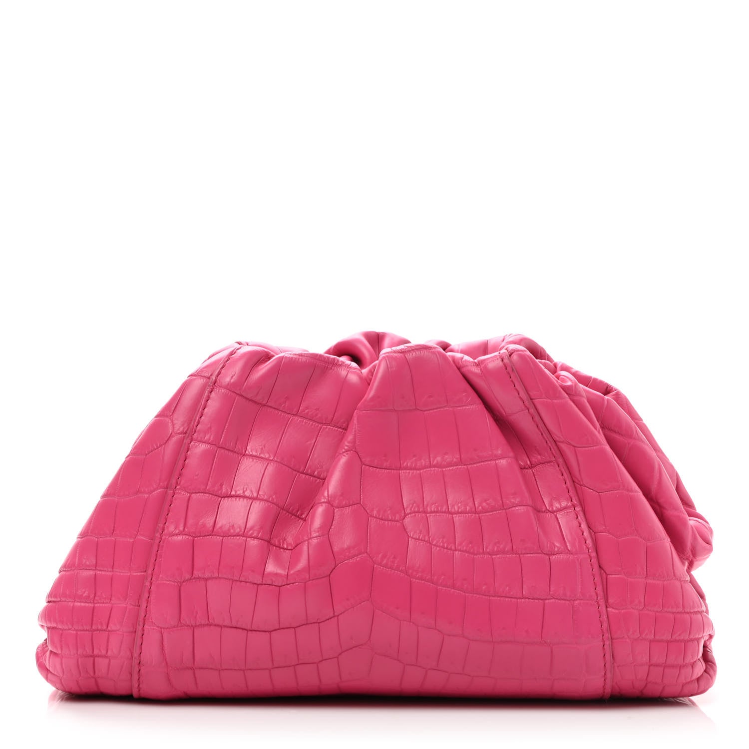 Bottega Veneta Crocodile The Mini Pouch Clutch Bon Bon 1 of 7