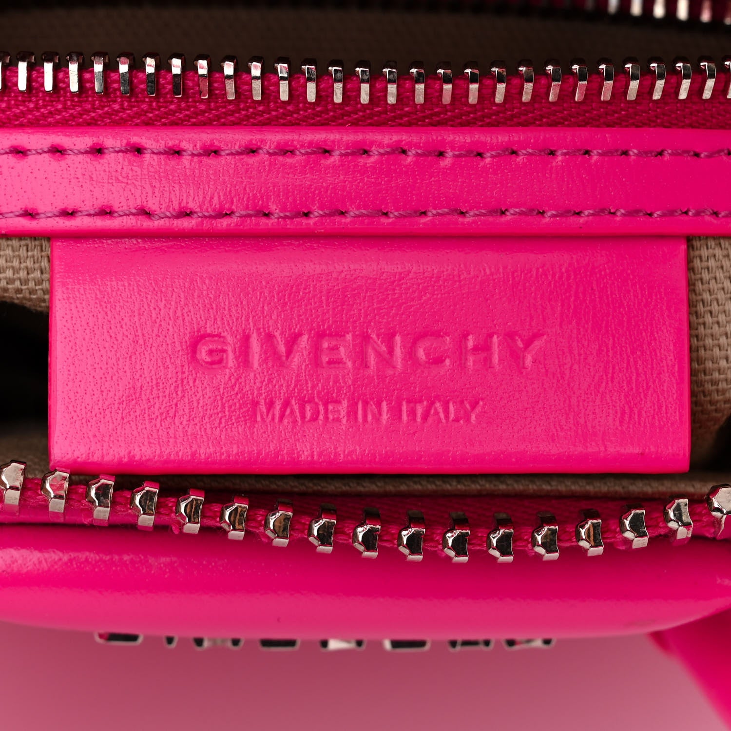 Givenchy Shiny Lord Calfskin Mini Antigona Shocking Pink 6 of 10