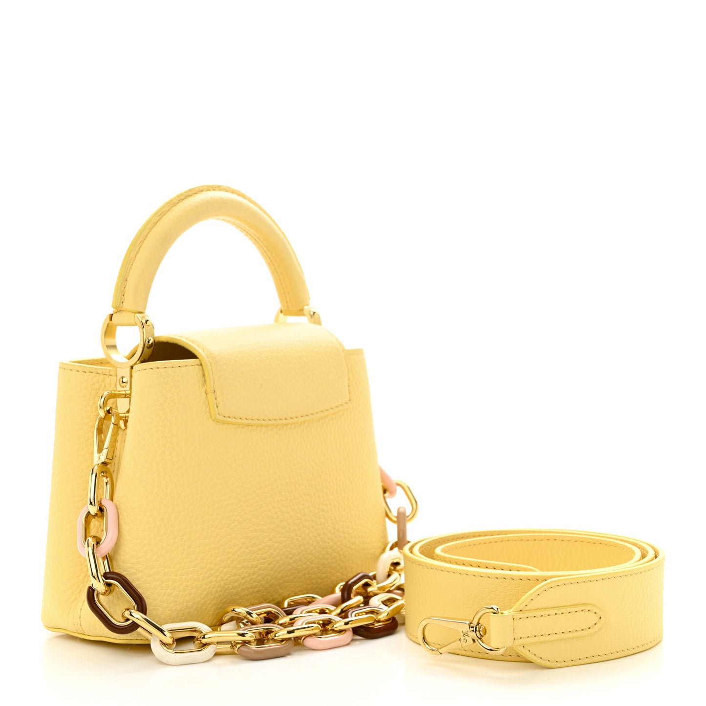 Taurillon Mini Capucines Jaune Plume