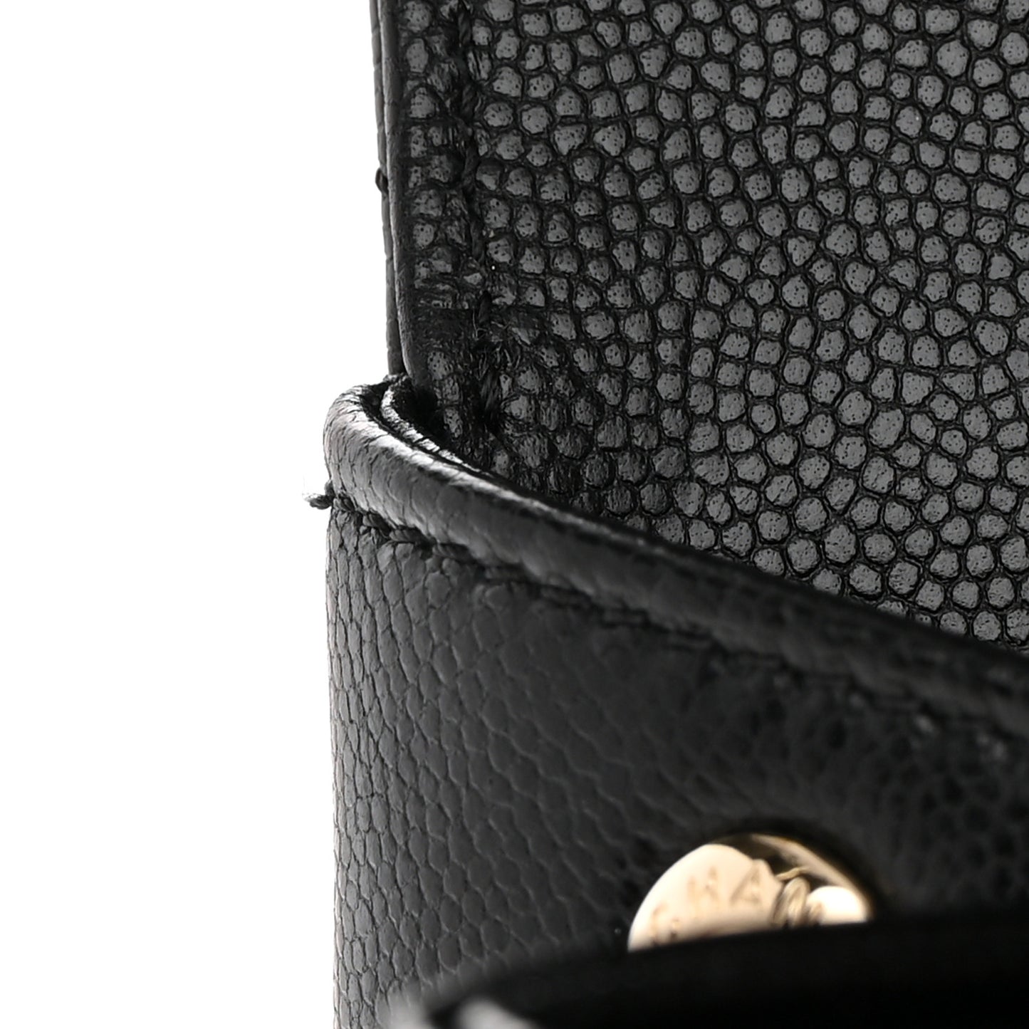 Caviar Quilted Large Business Affinity Flap Black
