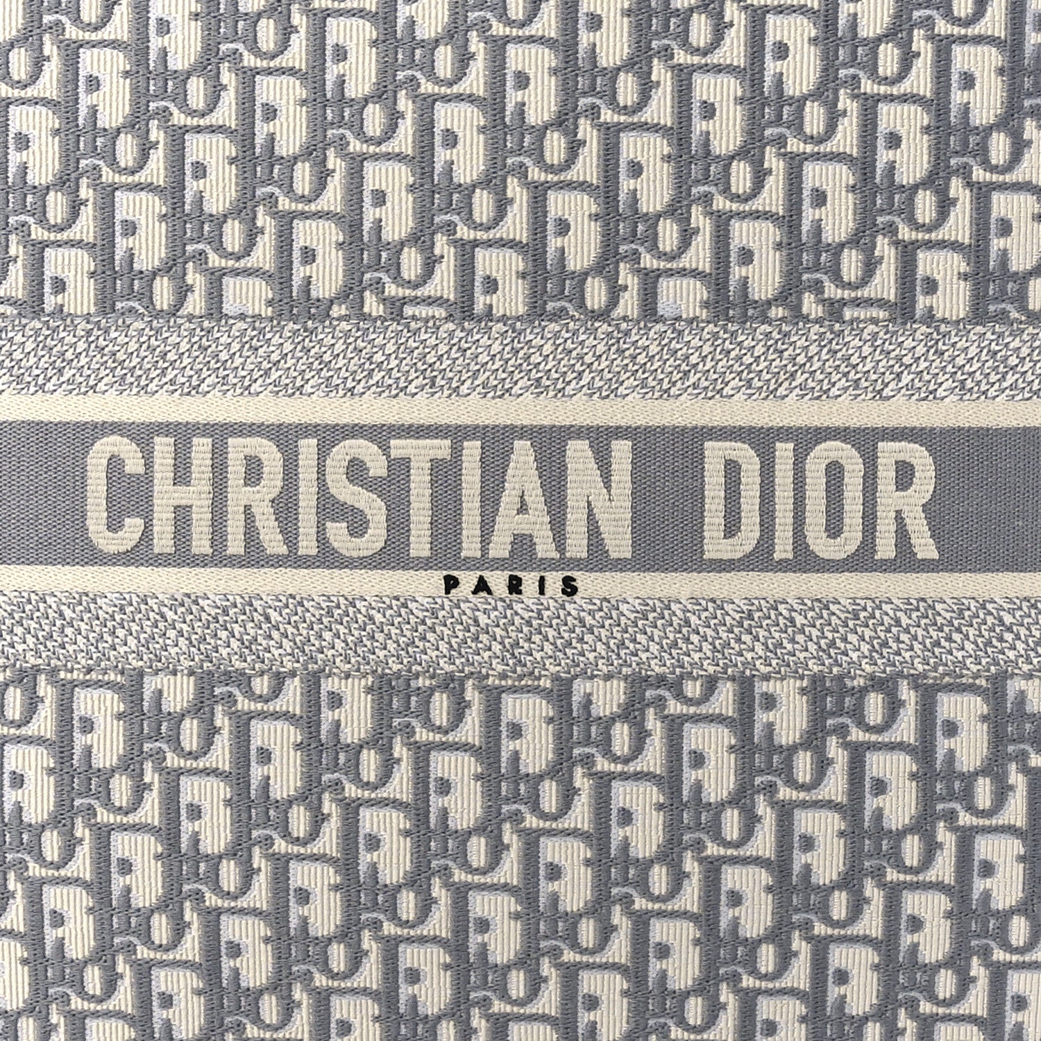 Christian Dior Oblique Large Book Tote Grey 8 of 11
