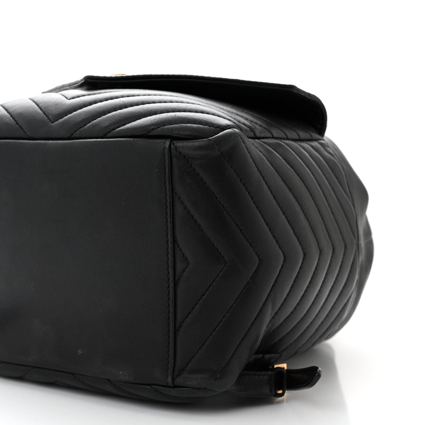 Lambskin Matelasse Monogram Joe Backpack Black