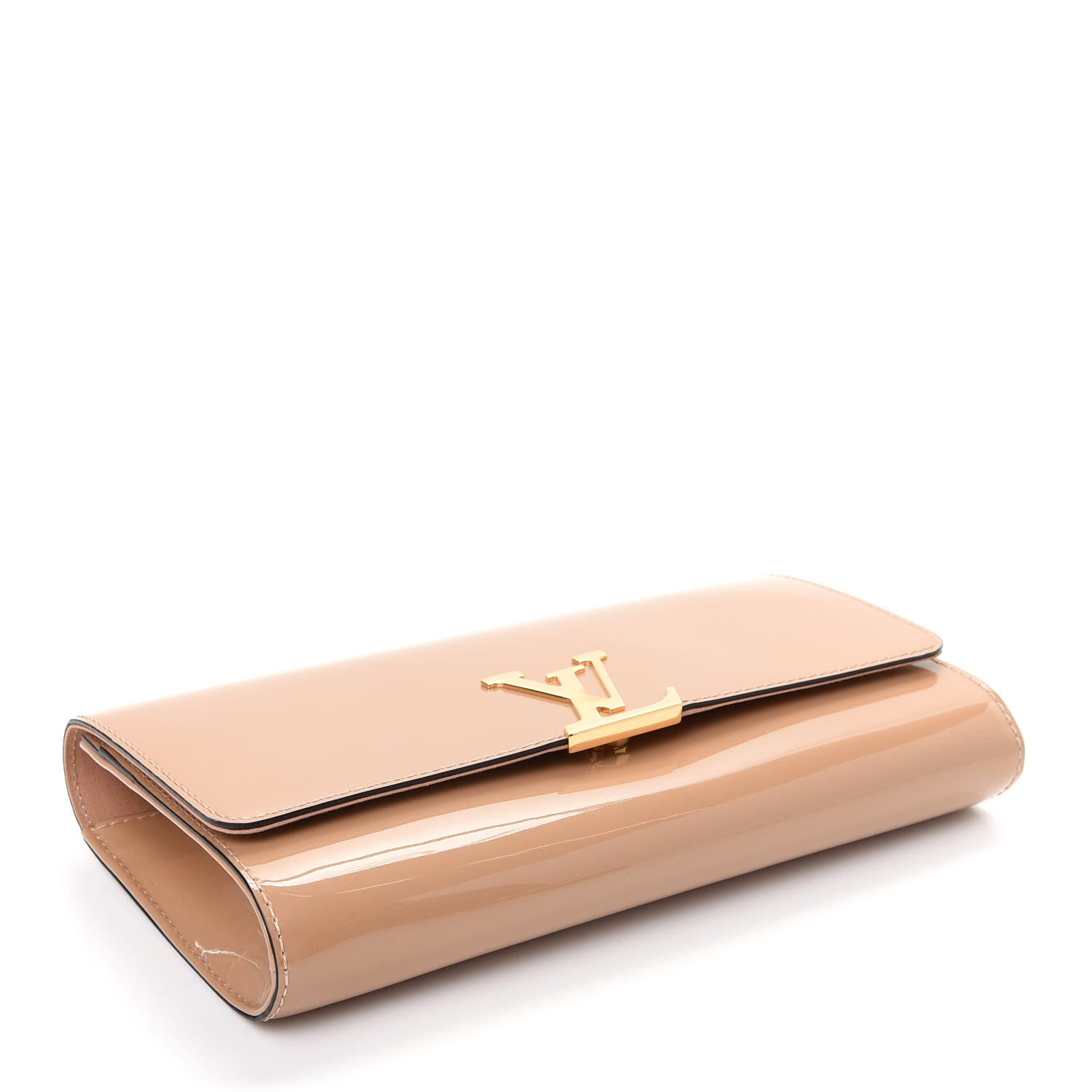 Louis Vuitton Patent Louise EW Clutch NM Nude 4 of 7