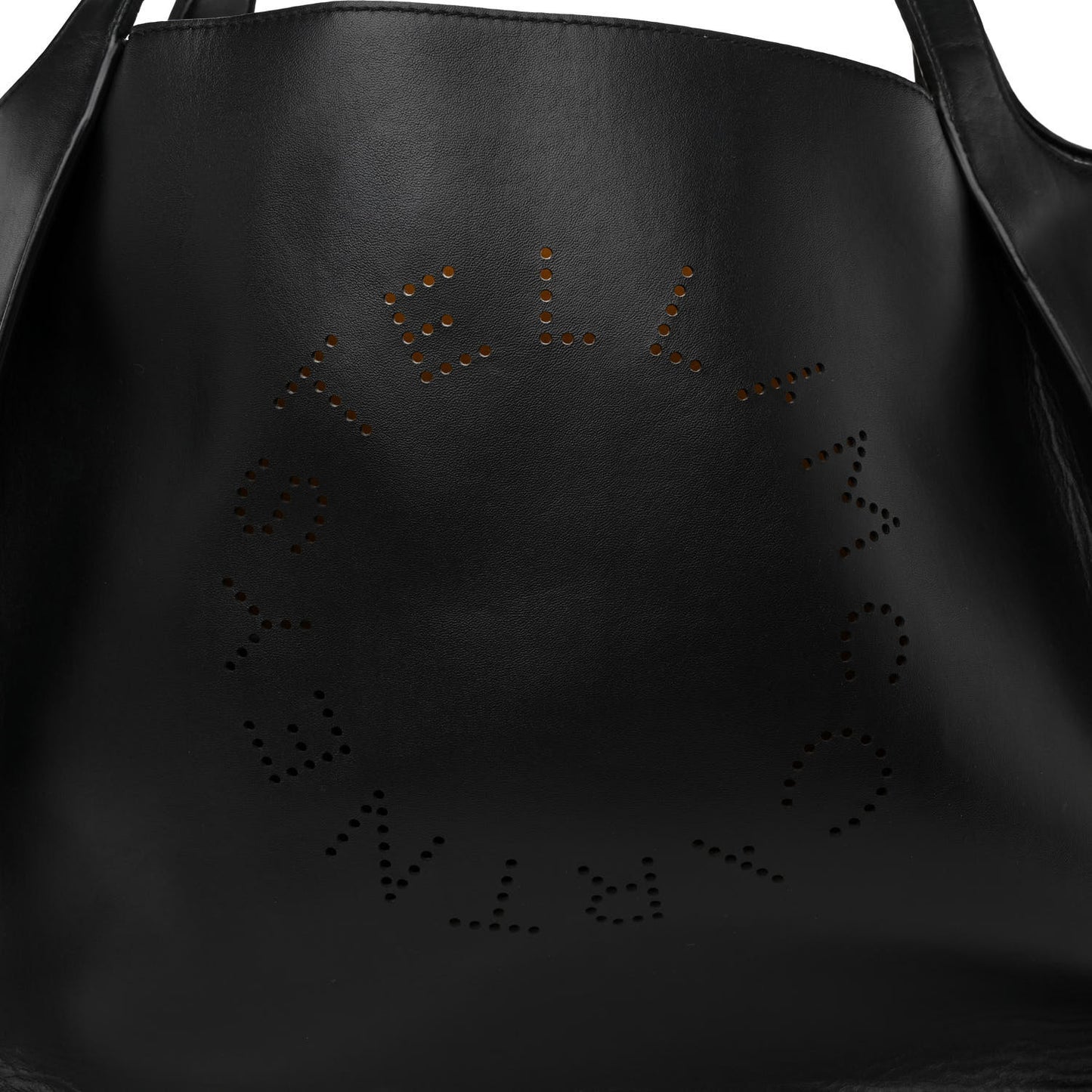 Eco Alter Nappa East West Perforated Tote Black
