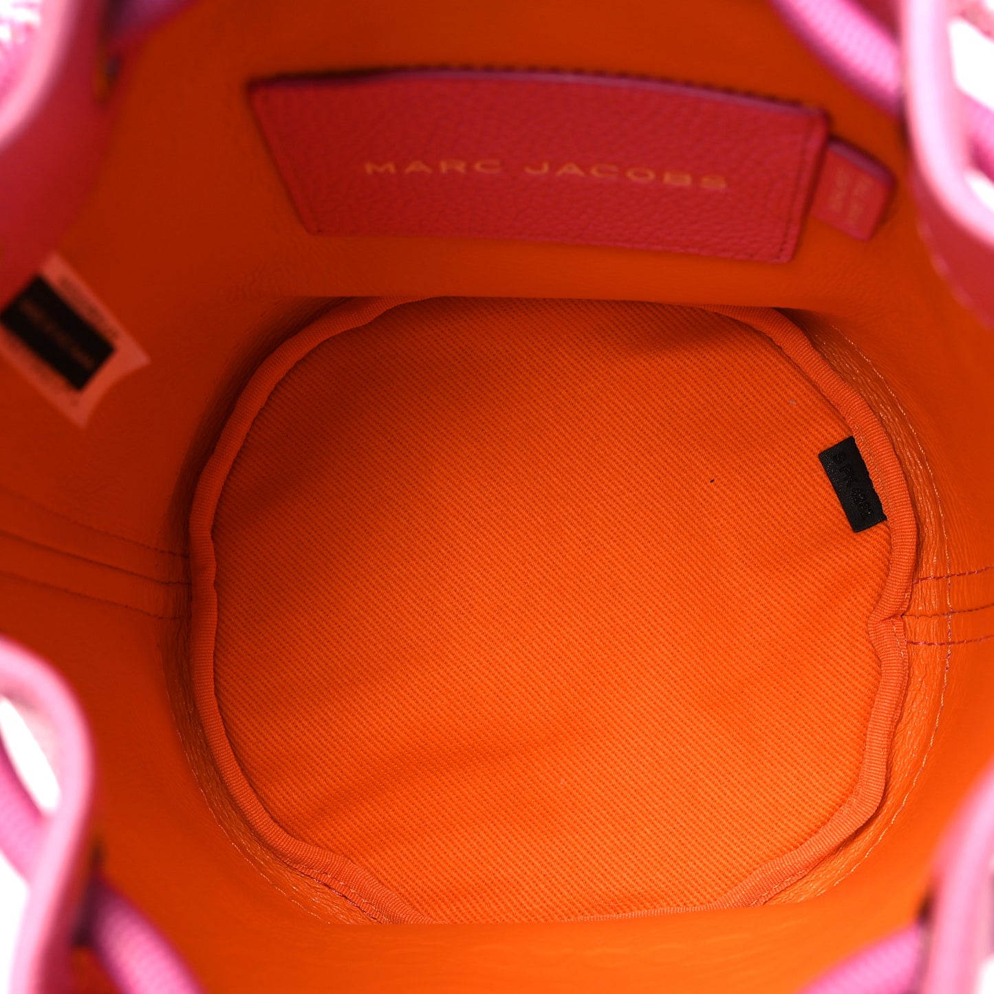 Grained Calfskin The Mini Bucket Bag Fluro Candy Pink
