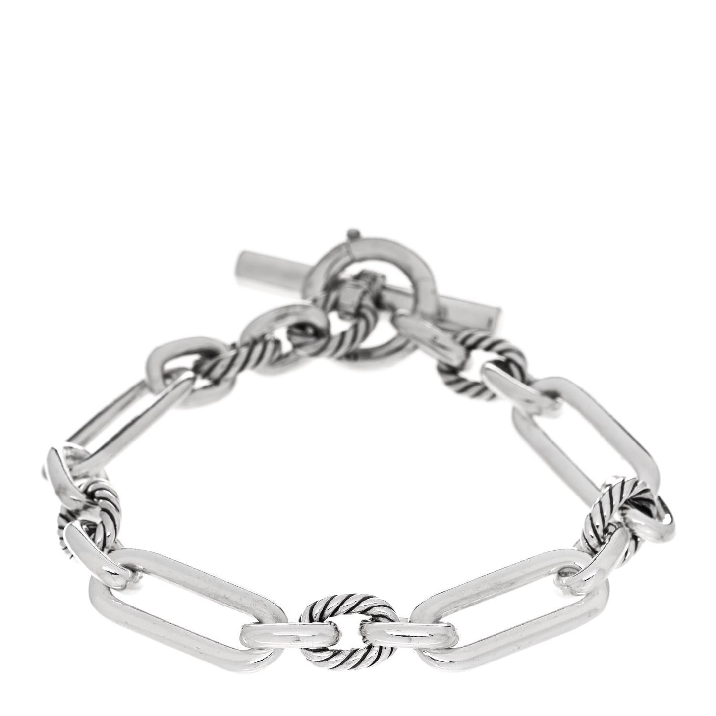 Sterling Silver Diamond Lexington Chain Bracelet
