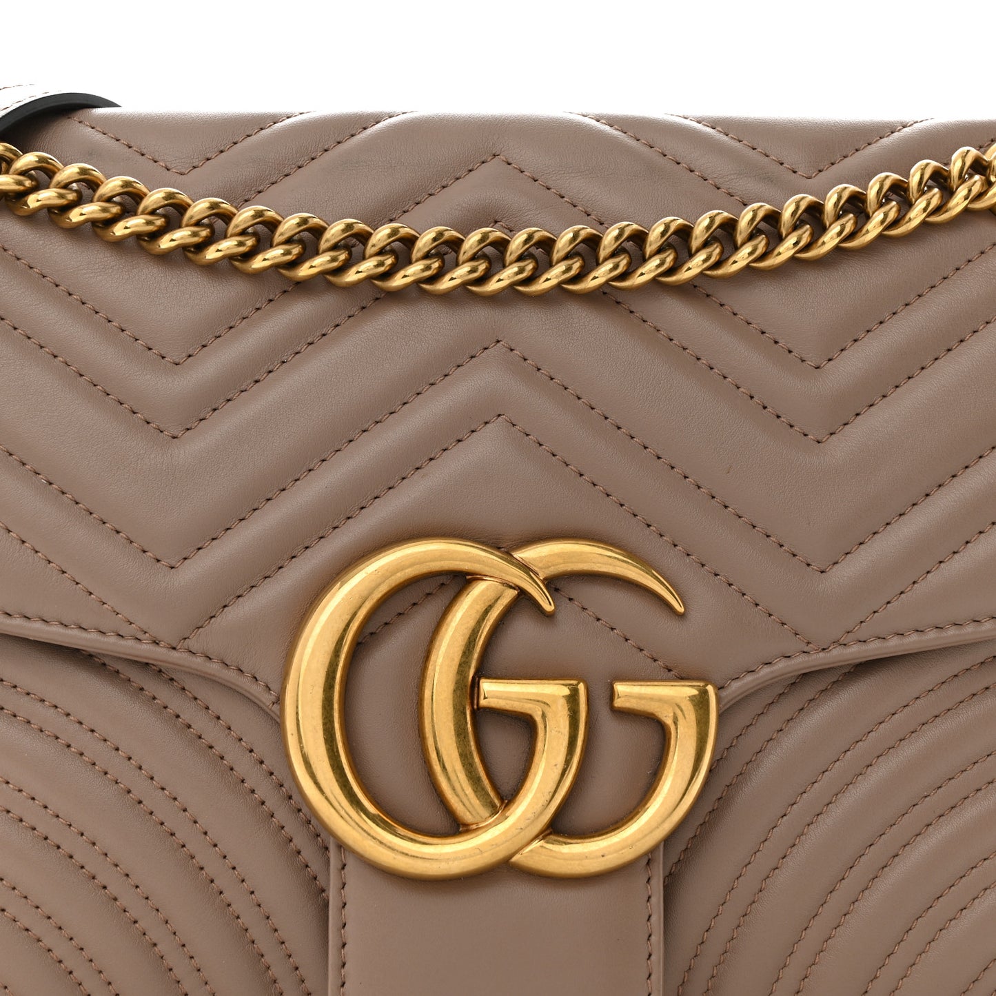 Calfskin Matelasse Medium GG Marmont Shoulder Bag Porcelain Rose