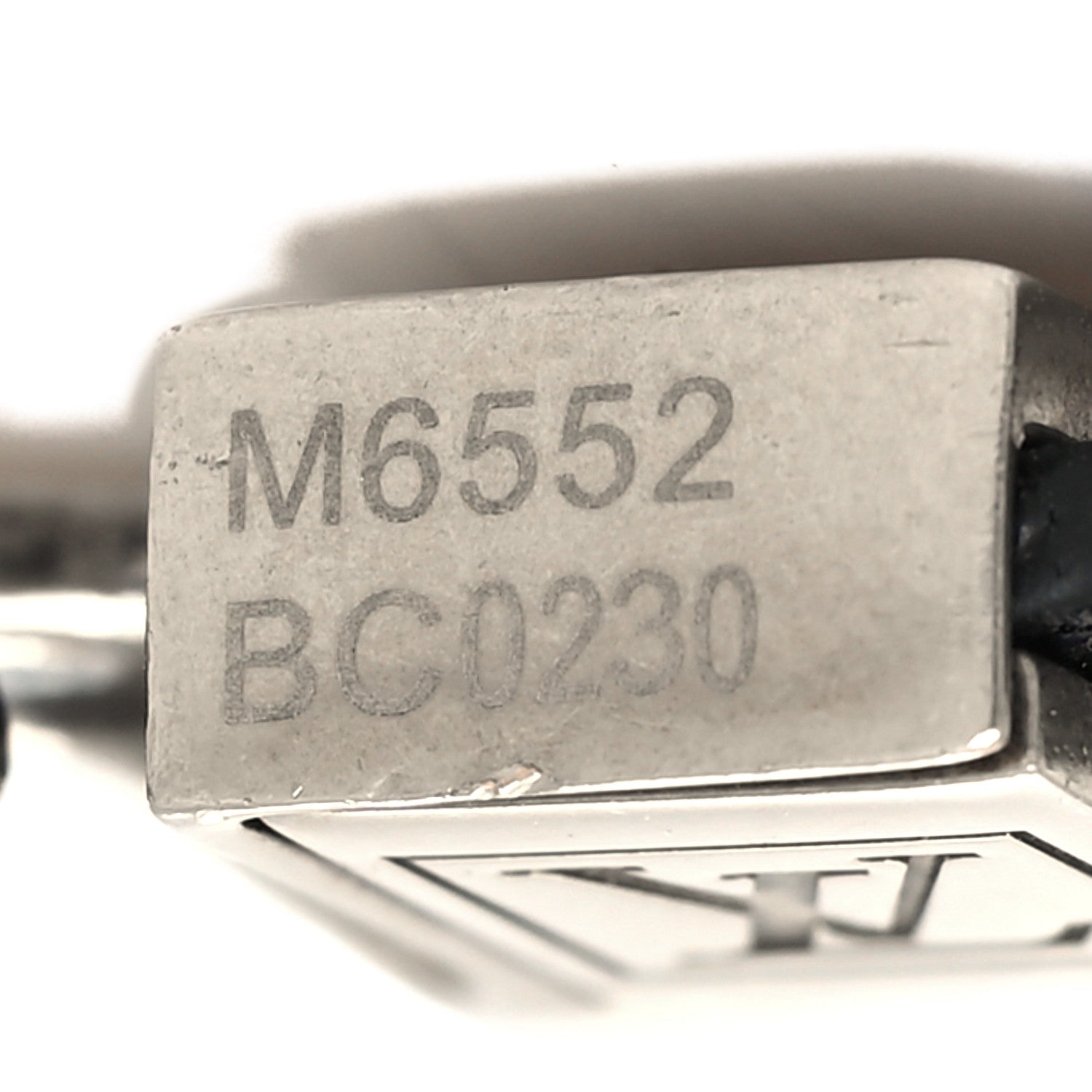 Louis Vuitton Monogram Cuban Link Bracelet M Silver Black 6 of 6