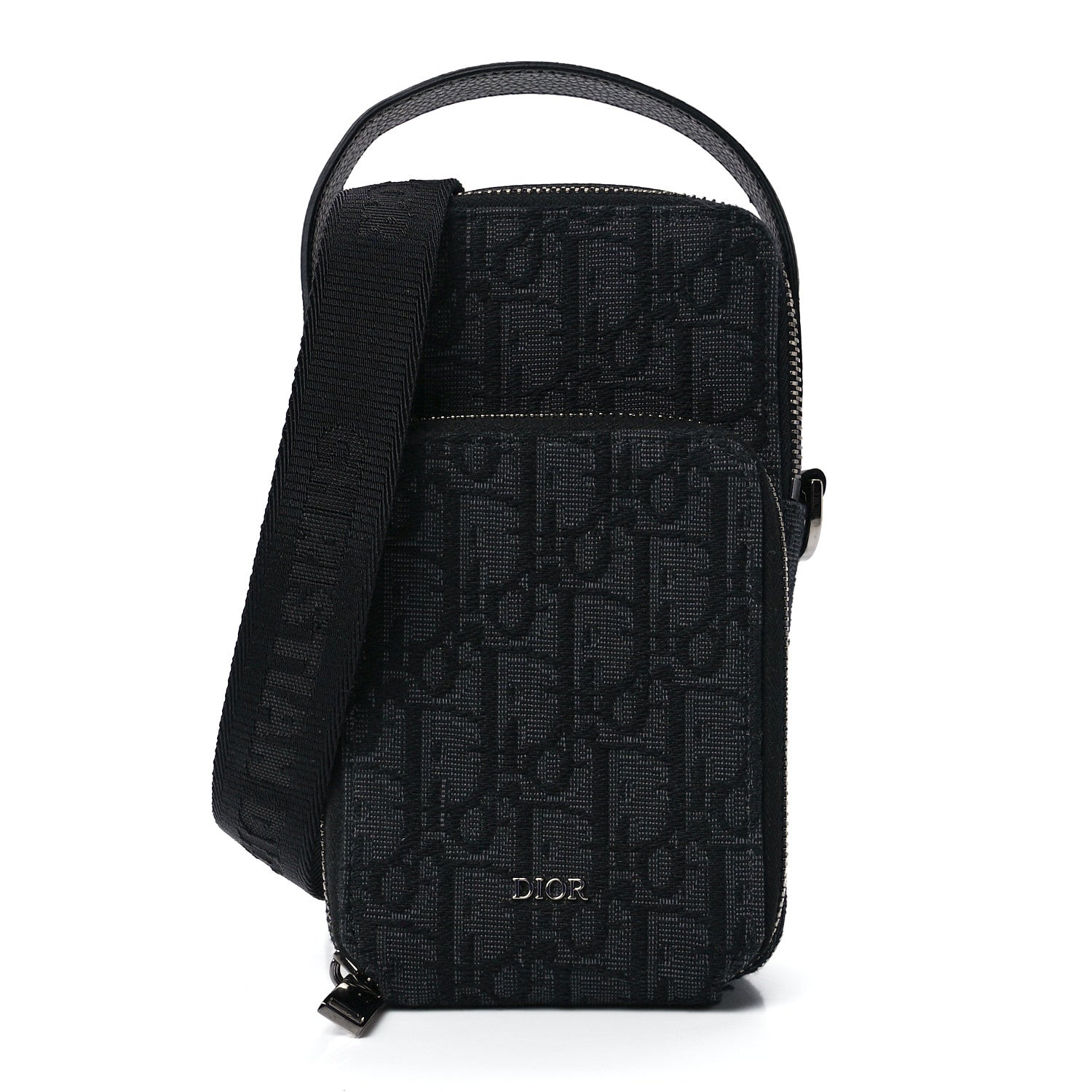 Christian Dior / オブリーク Riderマイクロポーチ Christian Dior Oblique Micro Rider Pouch Black 1276009 – FASHIONPHILE