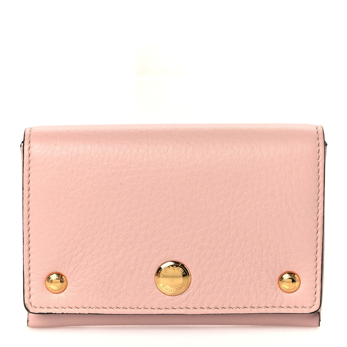 Calfskin Compact Wallet Pink