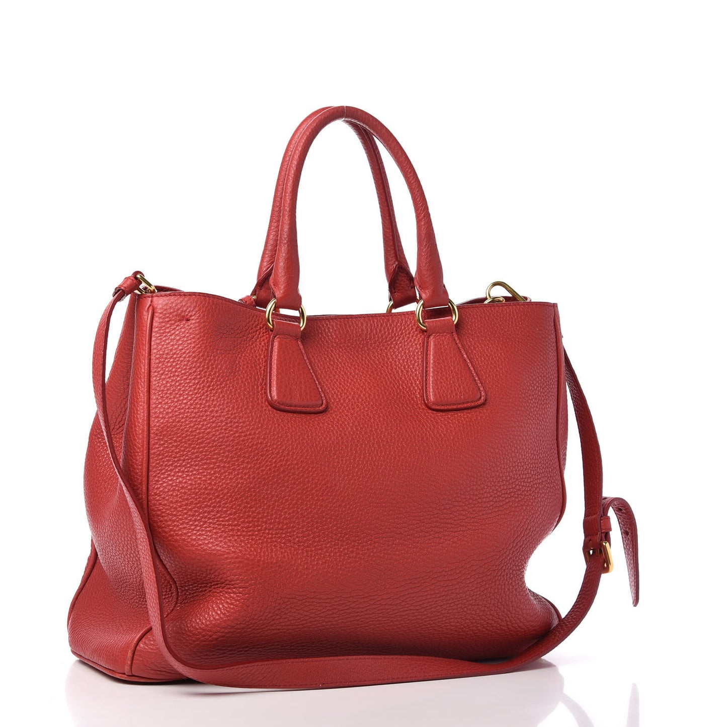 Vitello Daino Tote Rosso