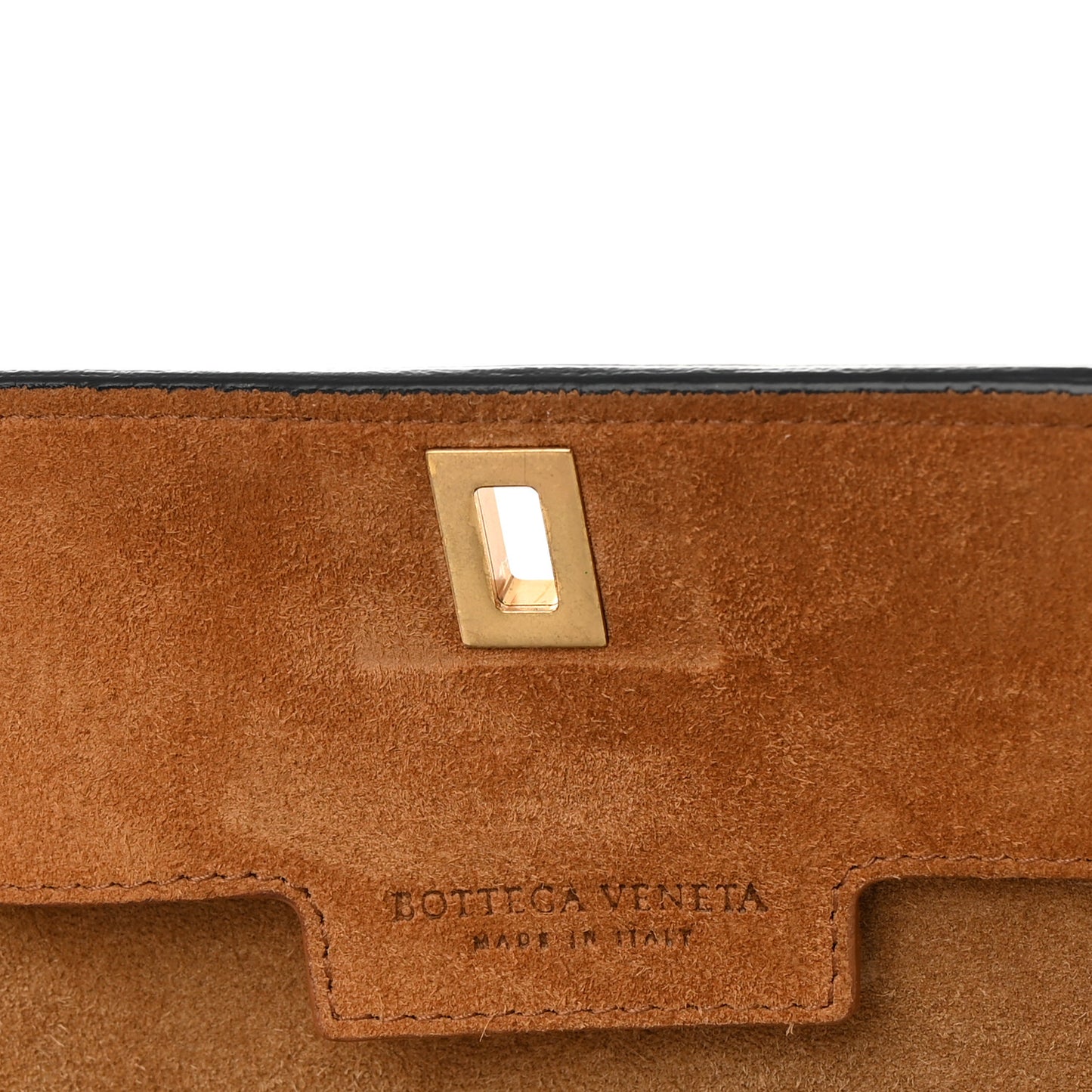 Textured Calfskin Small BV Angle Shoulder Bag Black