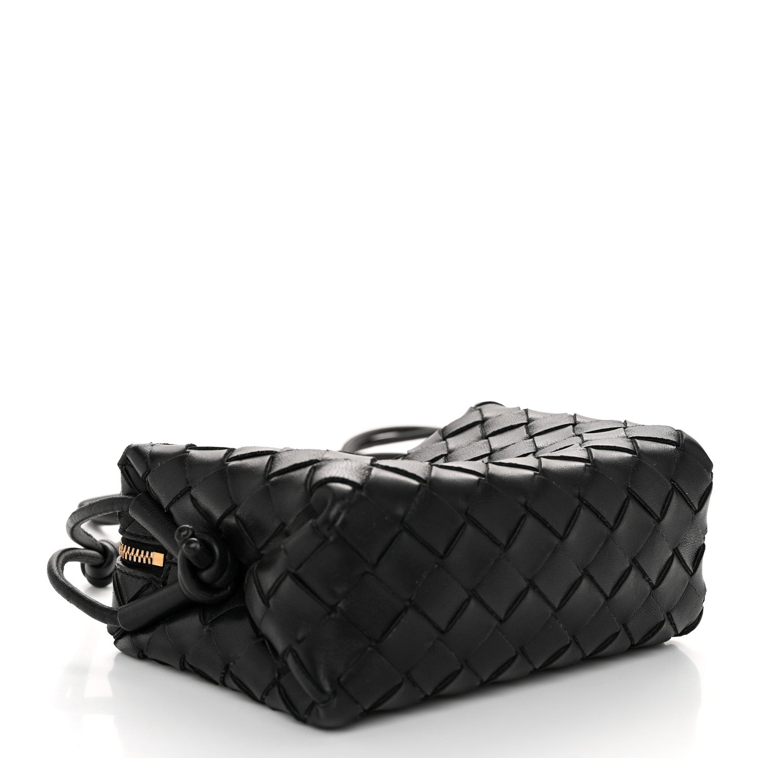 Bottega Veneta Nappa Intrecciato Mini Loop Camera Bag Black 4 of 9