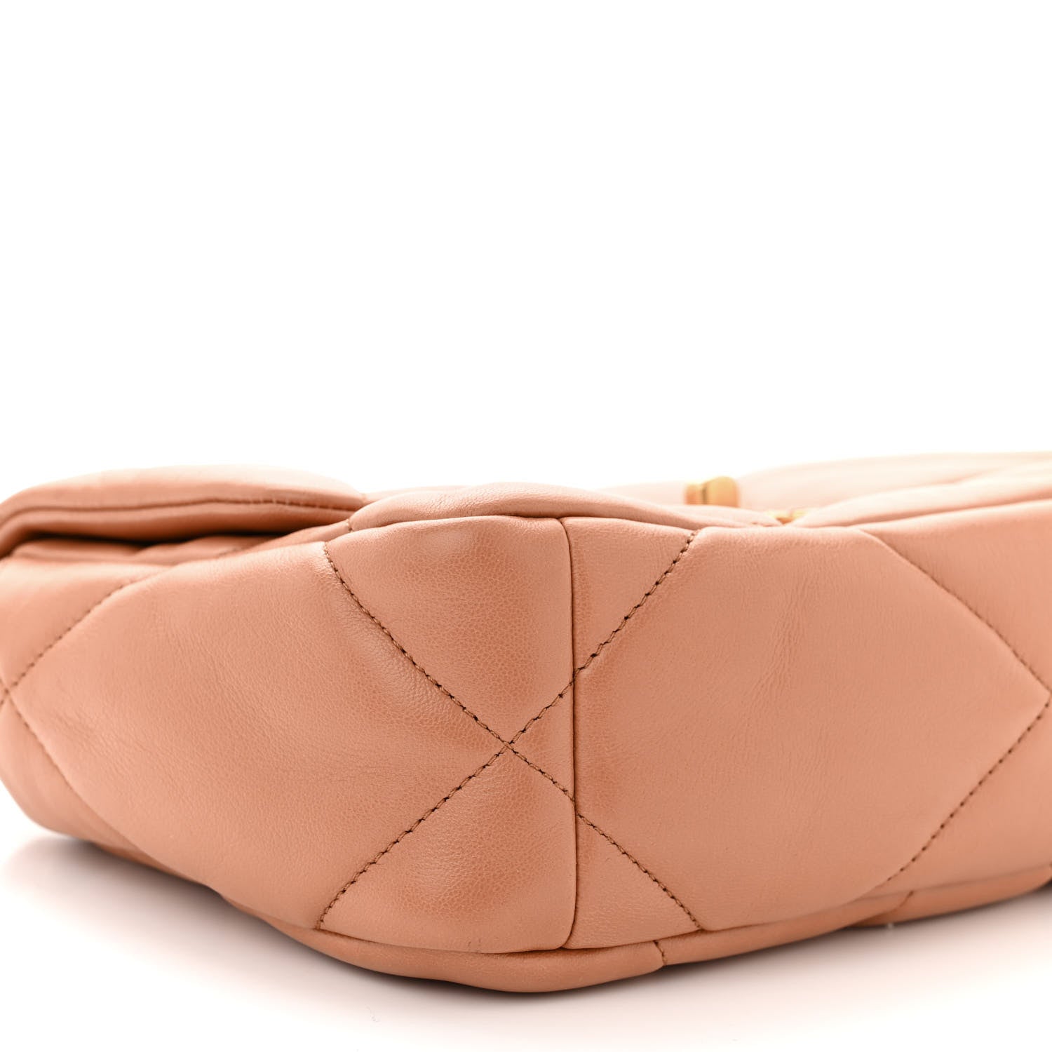Chanel Lambskin Quilted Medium Chanel 19 Flap Brown 9 of 11